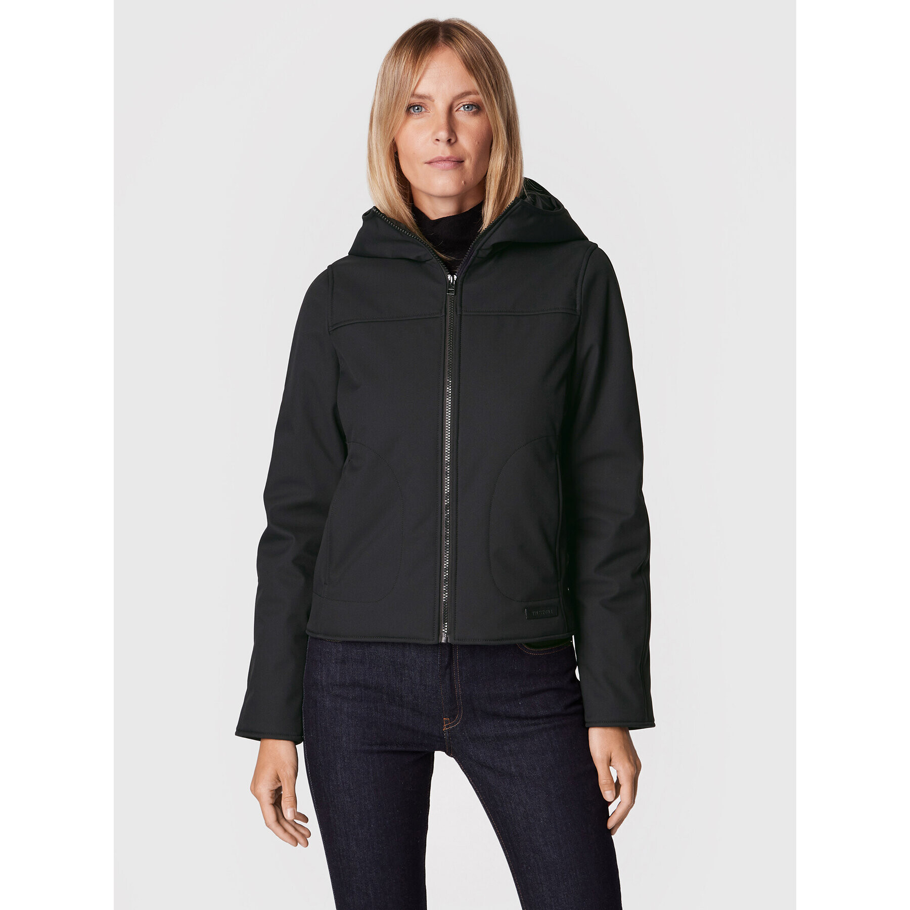 Trussardi Преходно яке Technical Poly 56S00799 Черен Regular Fit - Pepit.bg