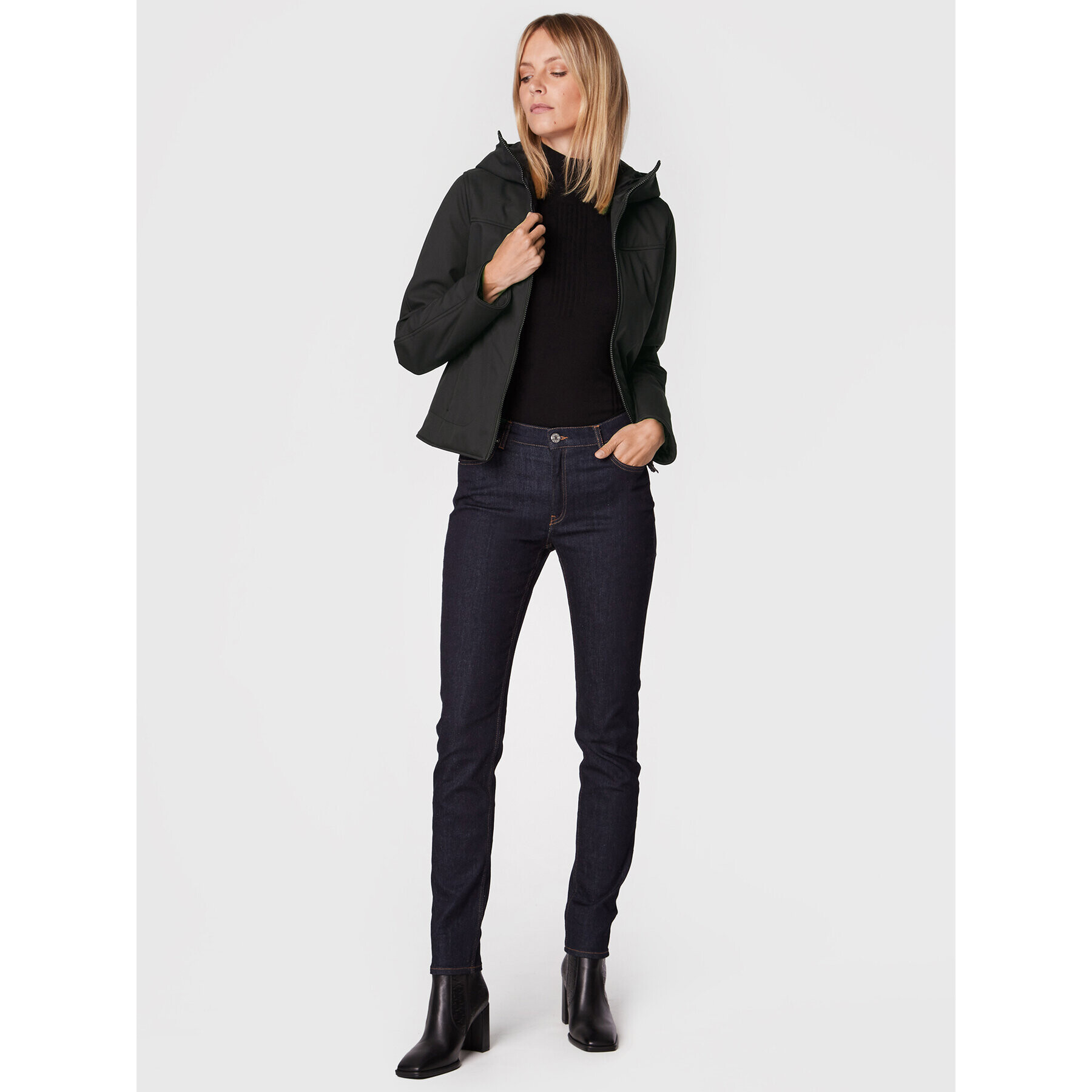 Trussardi Преходно яке Technical Poly 56S00799 Черен Regular Fit - Pepit.bg