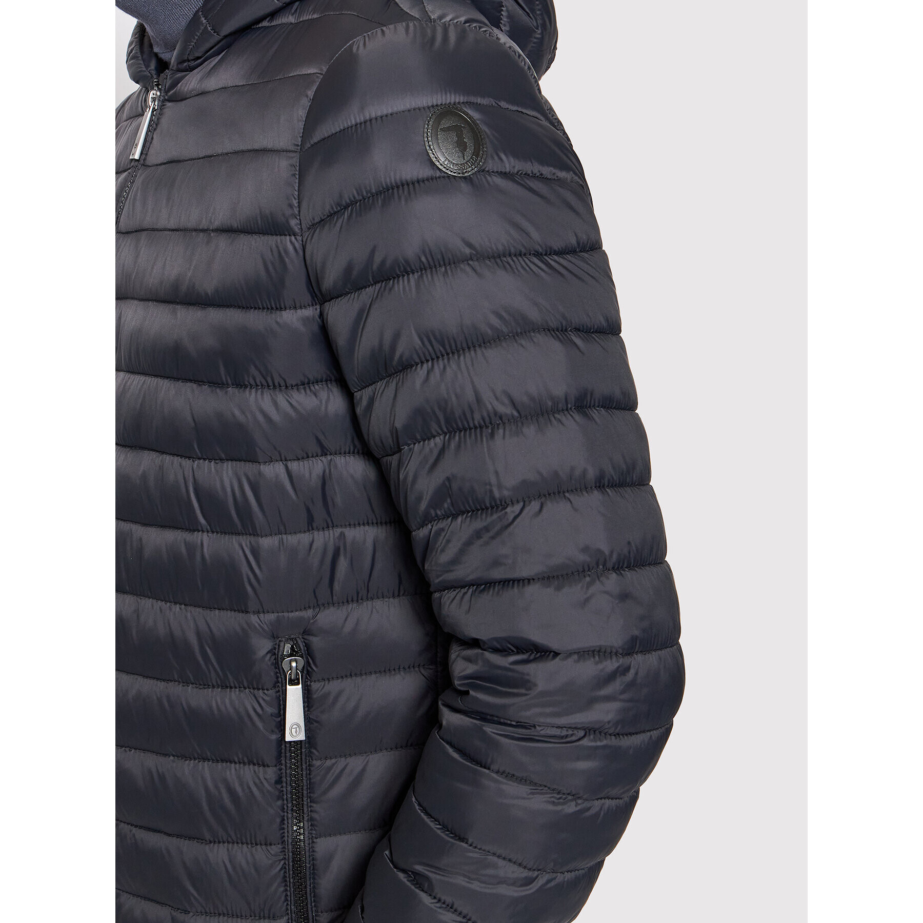 Trussardi Пухено яке 1T001596 Черен Regular Fit - Pepit.bg