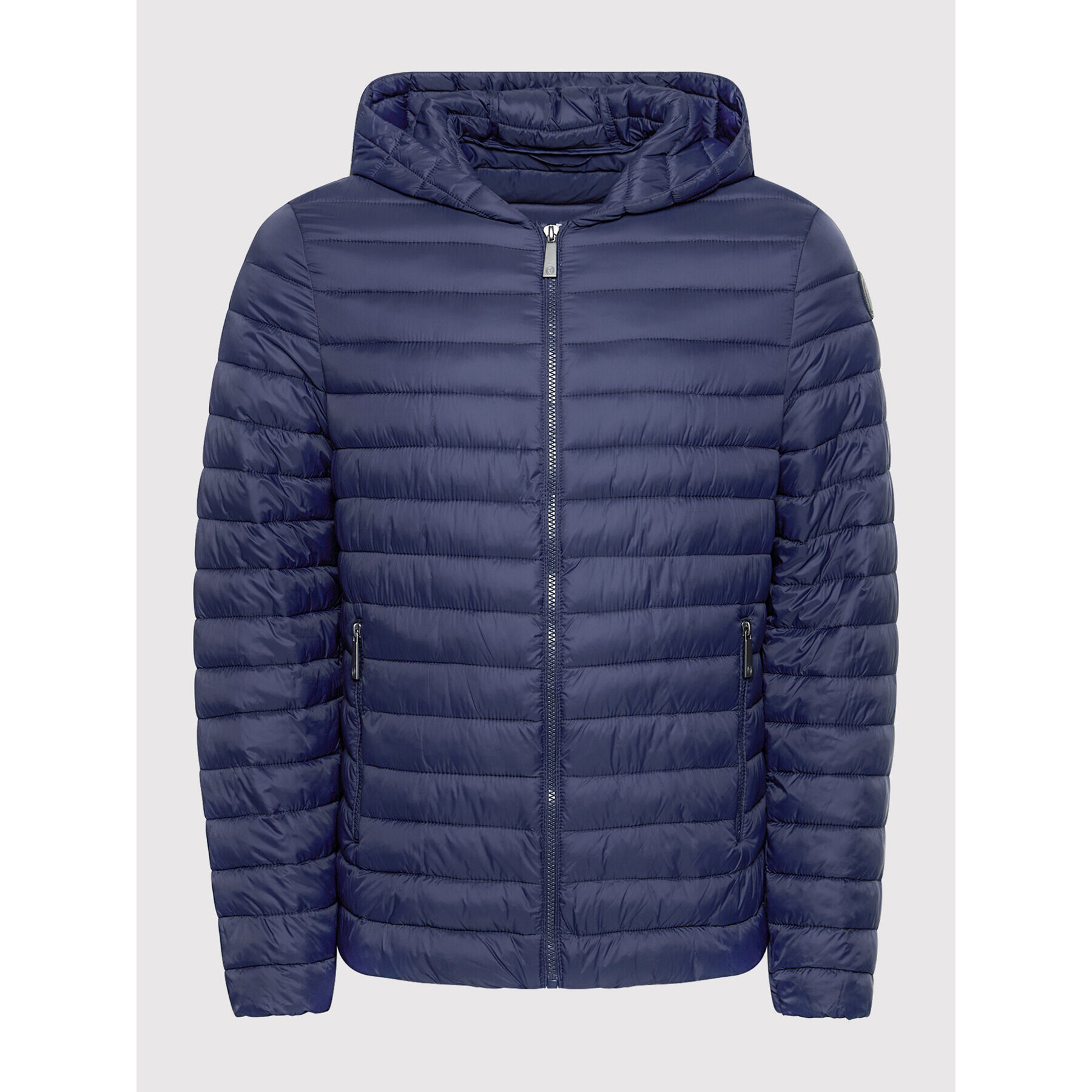 Trussardi Пухено яке 1T001596 Тъмносин Regular Fit - Pepit.bg