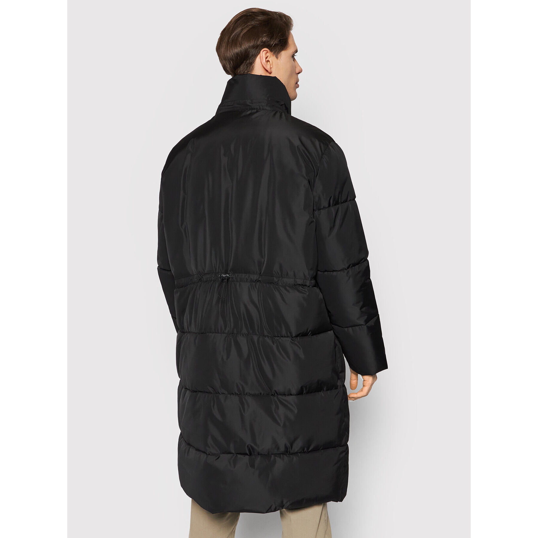 Trussardi Пухено яке 52S00520 Черен Regular Fit - Pepit.bg