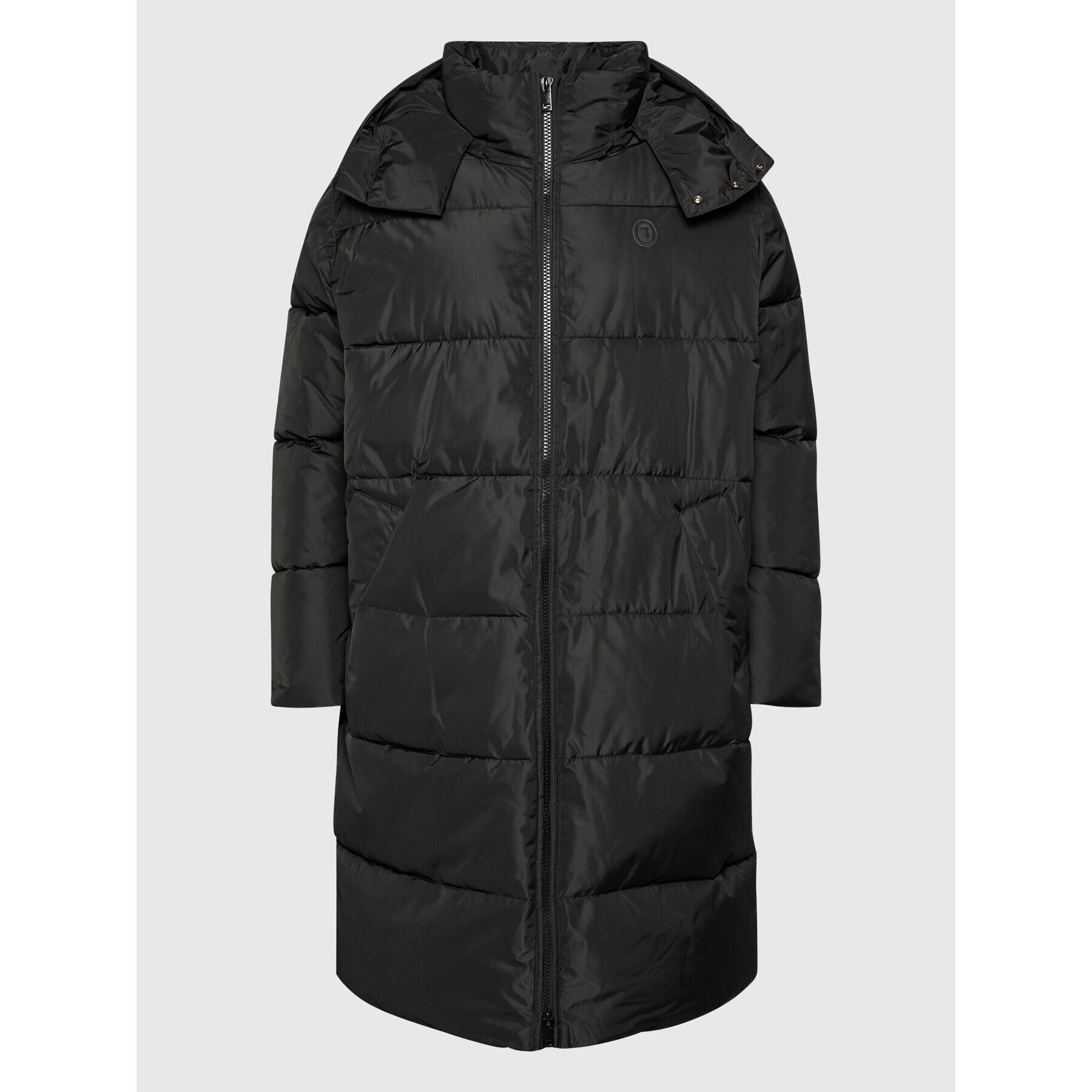 Trussardi Пухено яке 52S00520 Черен Regular Fit - Pepit.bg