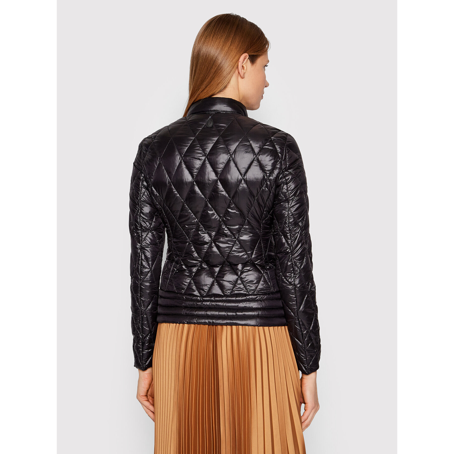Trussardi Пухено яке 56S00760 Черен Regular Fit - Pepit.bg
