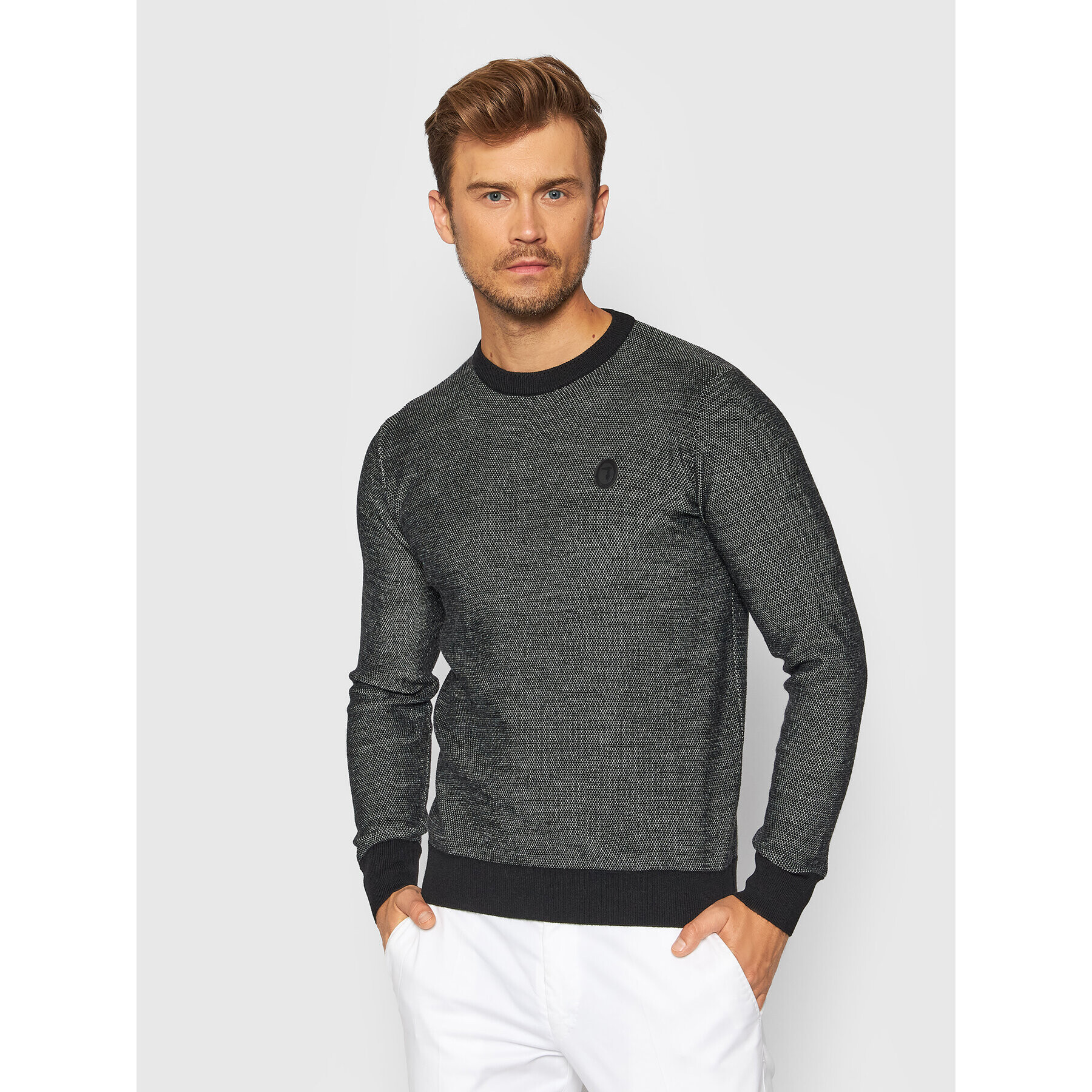 Trussardi Пуловер 52M00498 Черен Regular Fit - Pepit.bg