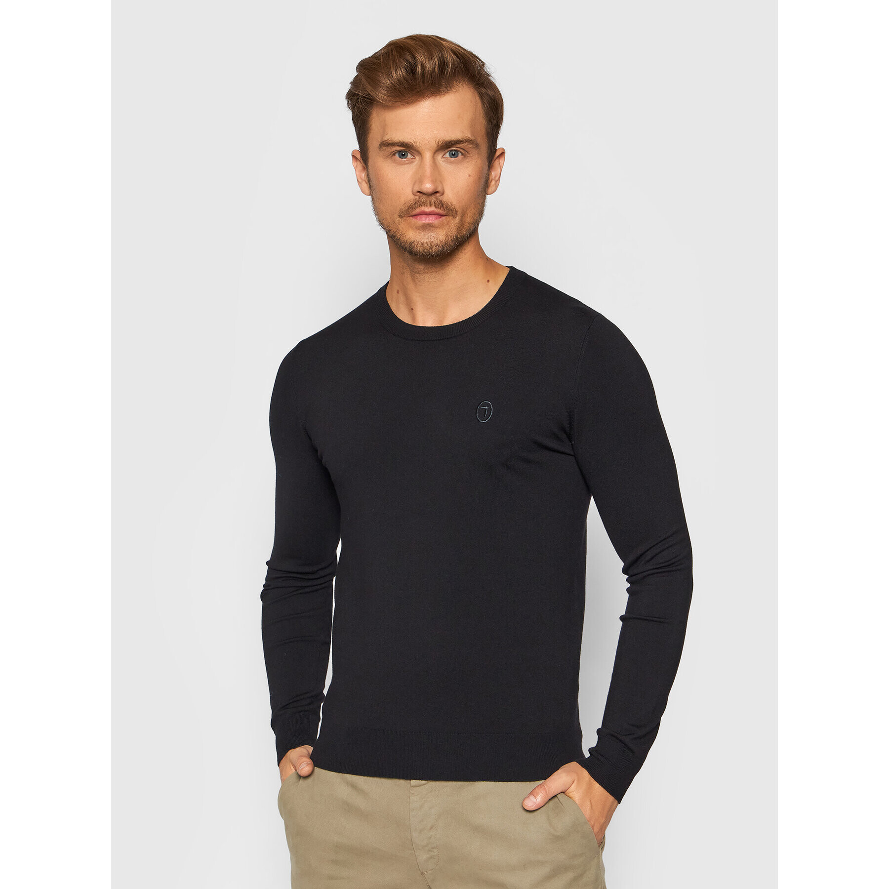 Trussardi Пуловер 52M00515 Черен Slim Fit - Pepit.bg