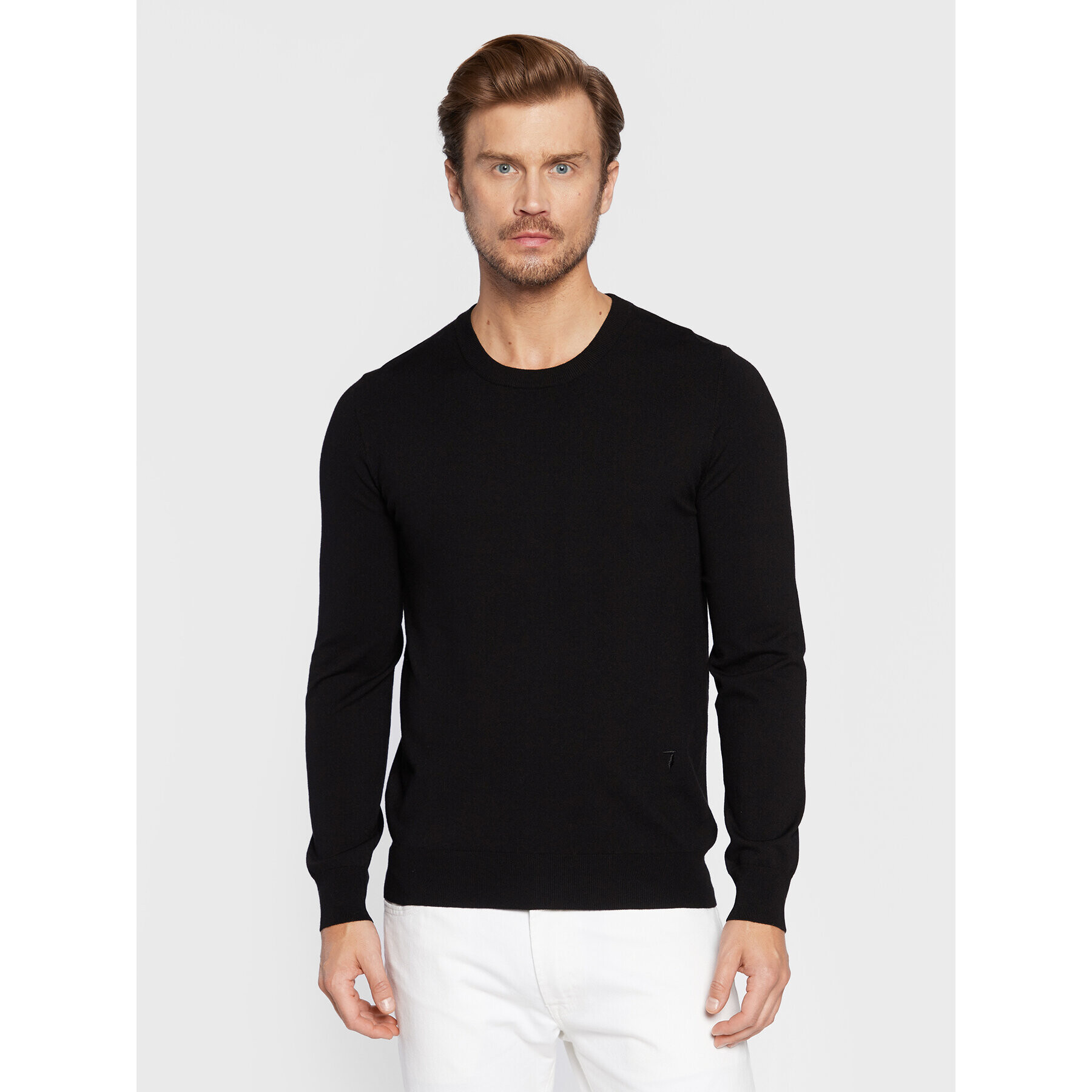 Trussardi Пуловер 52M00628 Черен Regular Fit - Pepit.bg