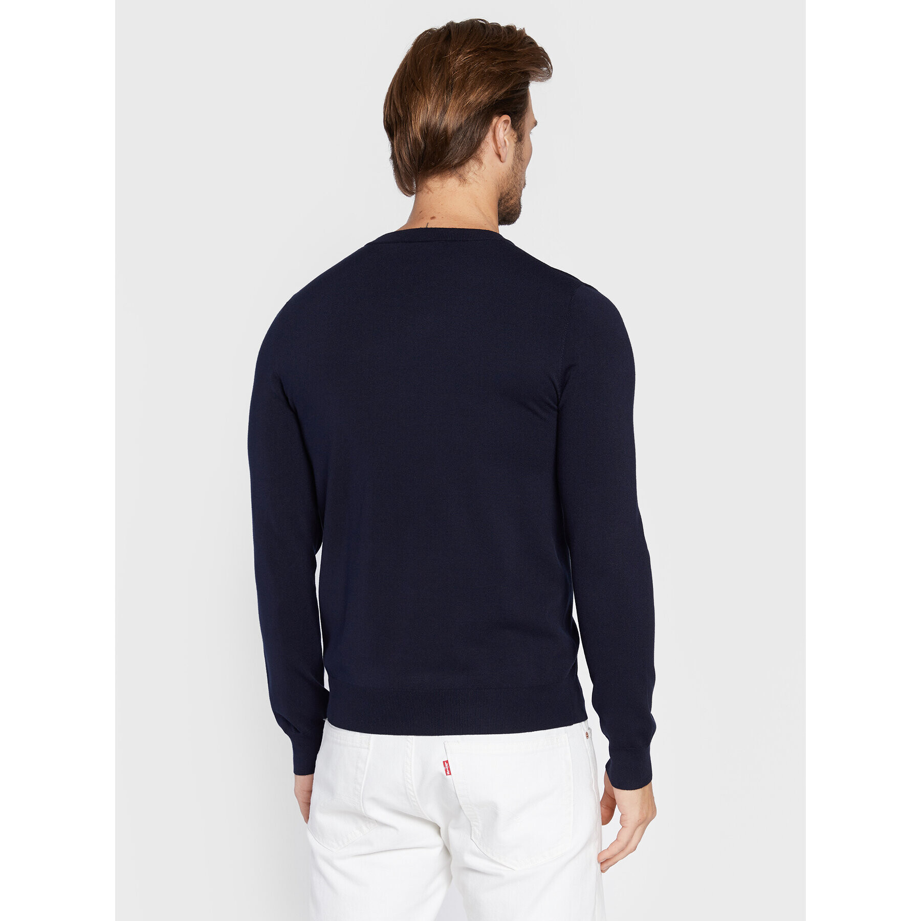 Trussardi Пуловер 52M00628 Тъмносин Regular Fit - Pepit.bg