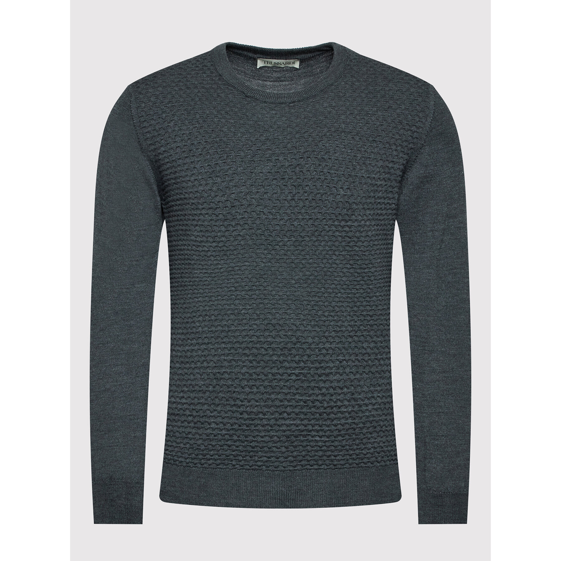 Trussardi Пуловер 52M00642 Сив Regular Fit - Pepit.bg