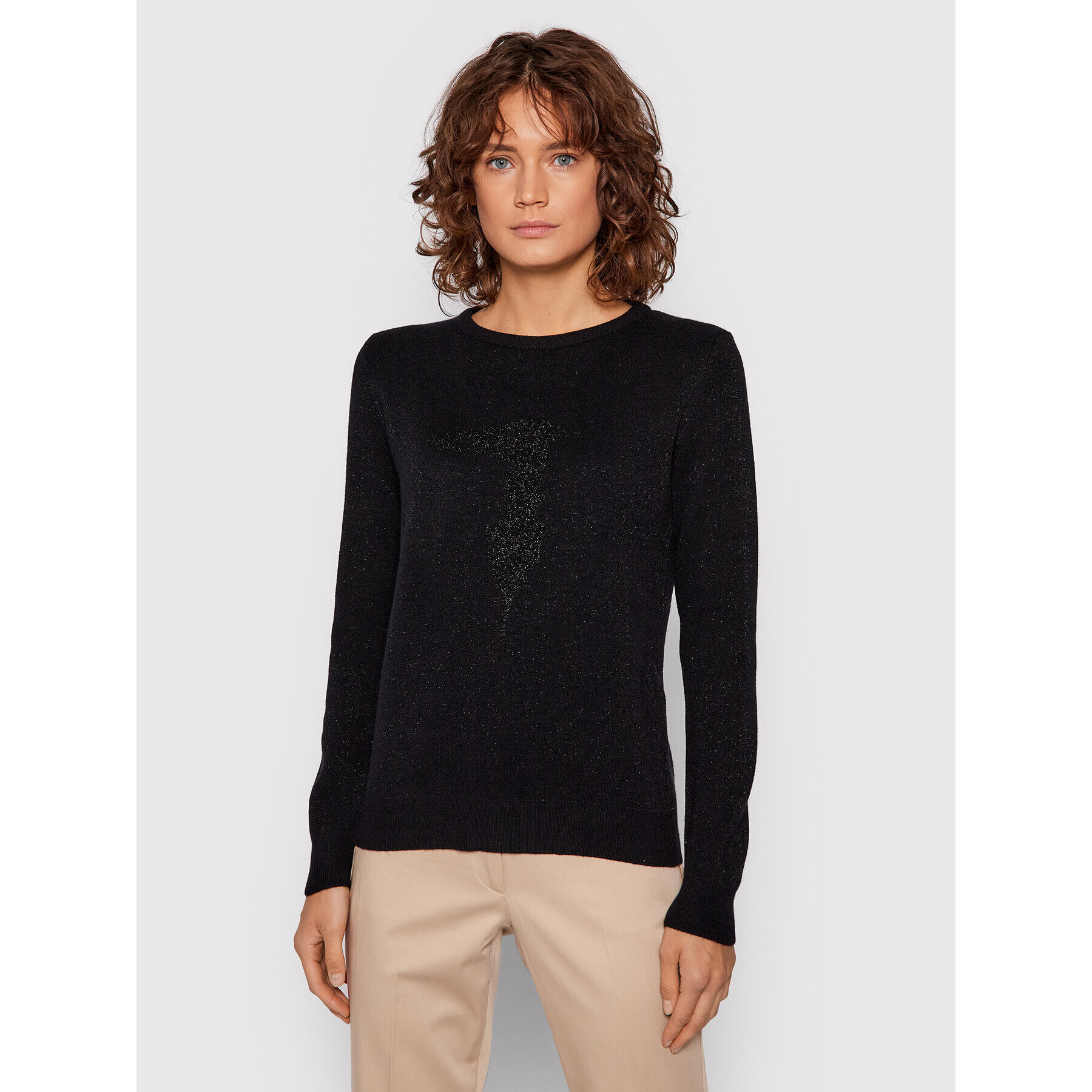 Trussardi Пуловер 56M00447 Черен Regular Fit - Pepit.bg