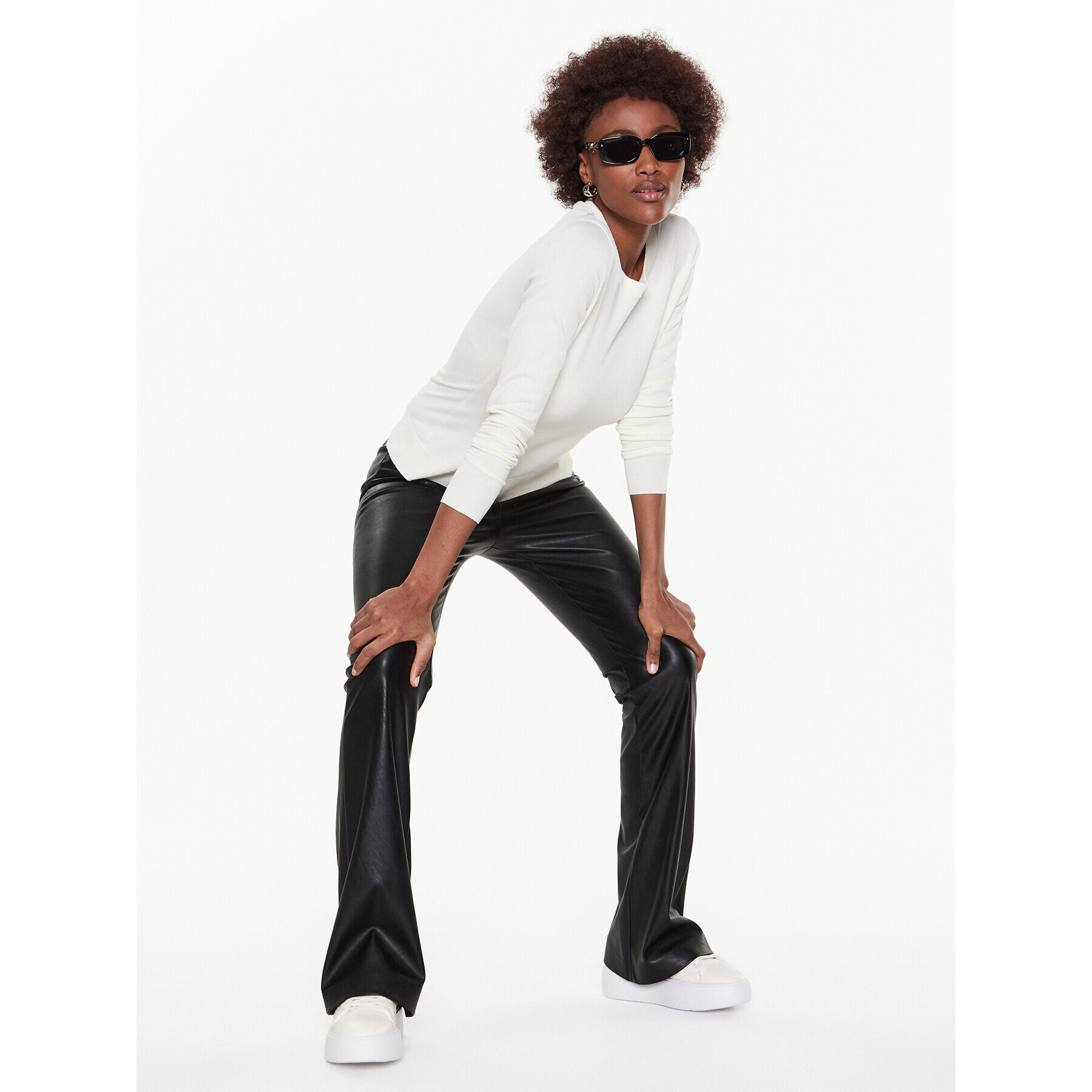 Trussardi Пуловер 56M00564 Бежов Regular Fit - Pepit.bg