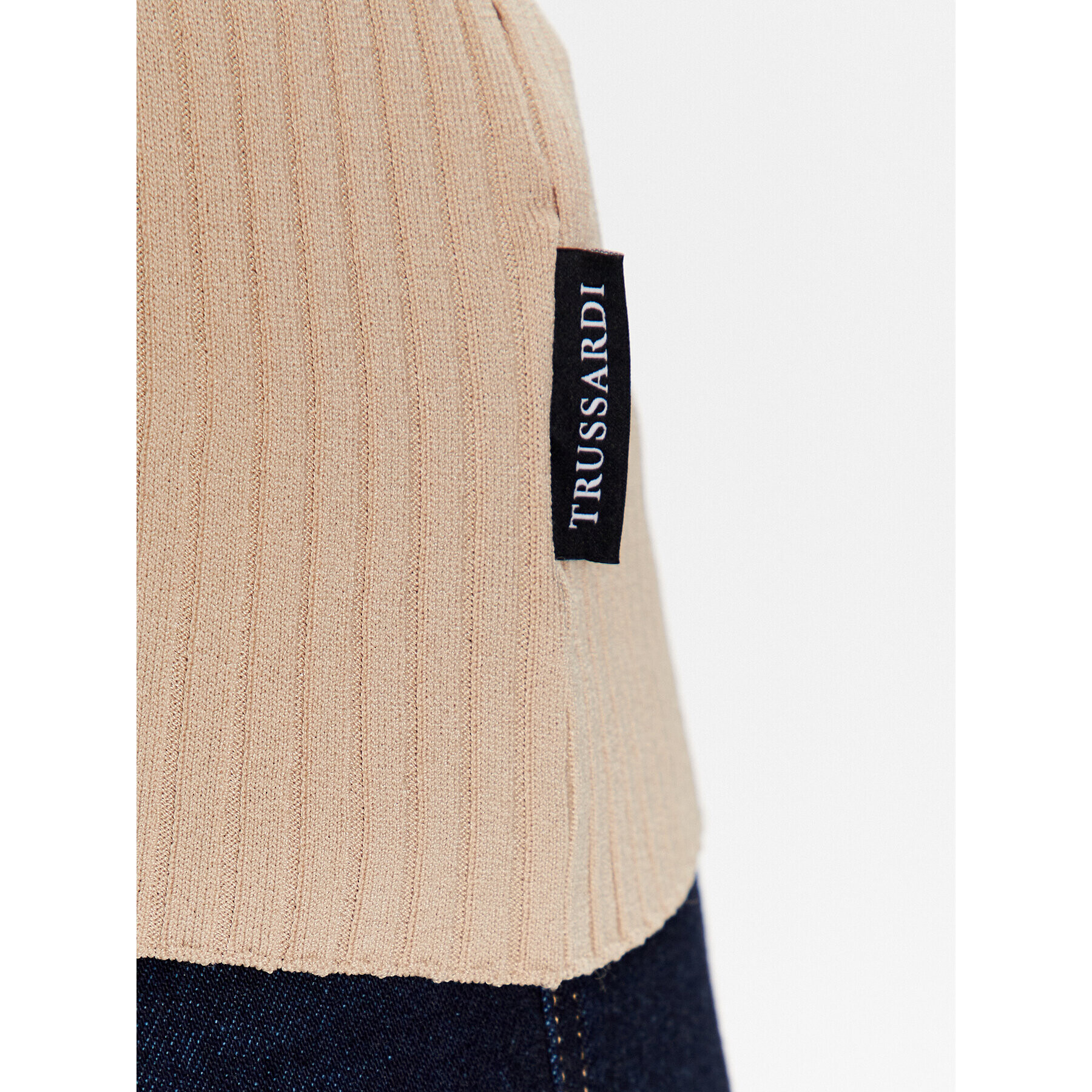 Trussardi Пуловер 56M00583 Бежов Slim Fit - Pepit.bg