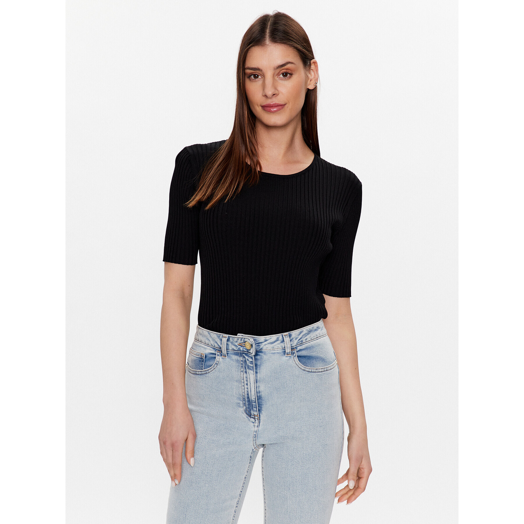 Trussardi Пуловер 56M00583 Черен Slim Fit - Pepit.bg
