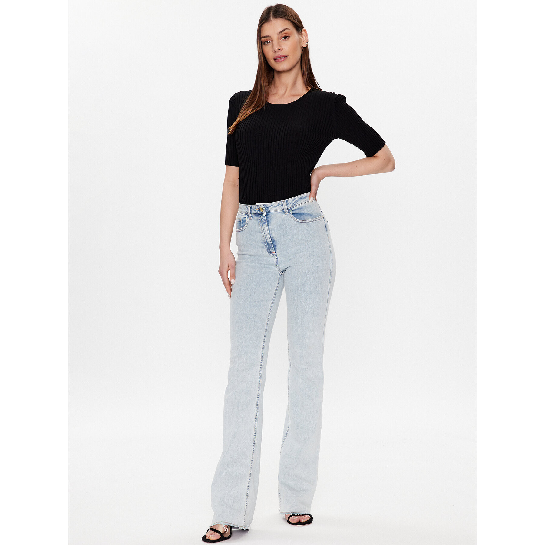 Trussardi Пуловер 56M00583 Черен Slim Fit - Pepit.bg