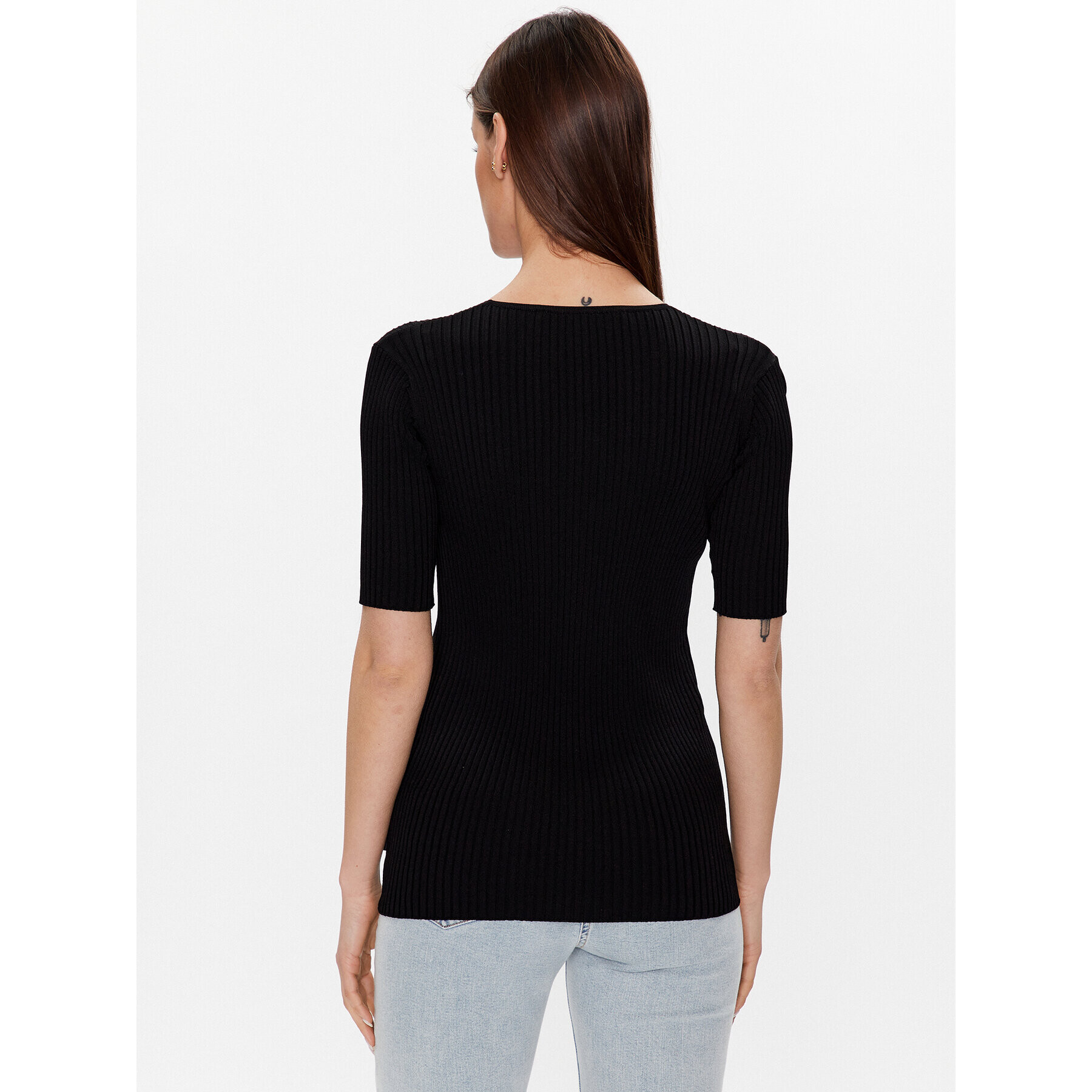 Trussardi Пуловер 56M00583 Черен Slim Fit - Pepit.bg