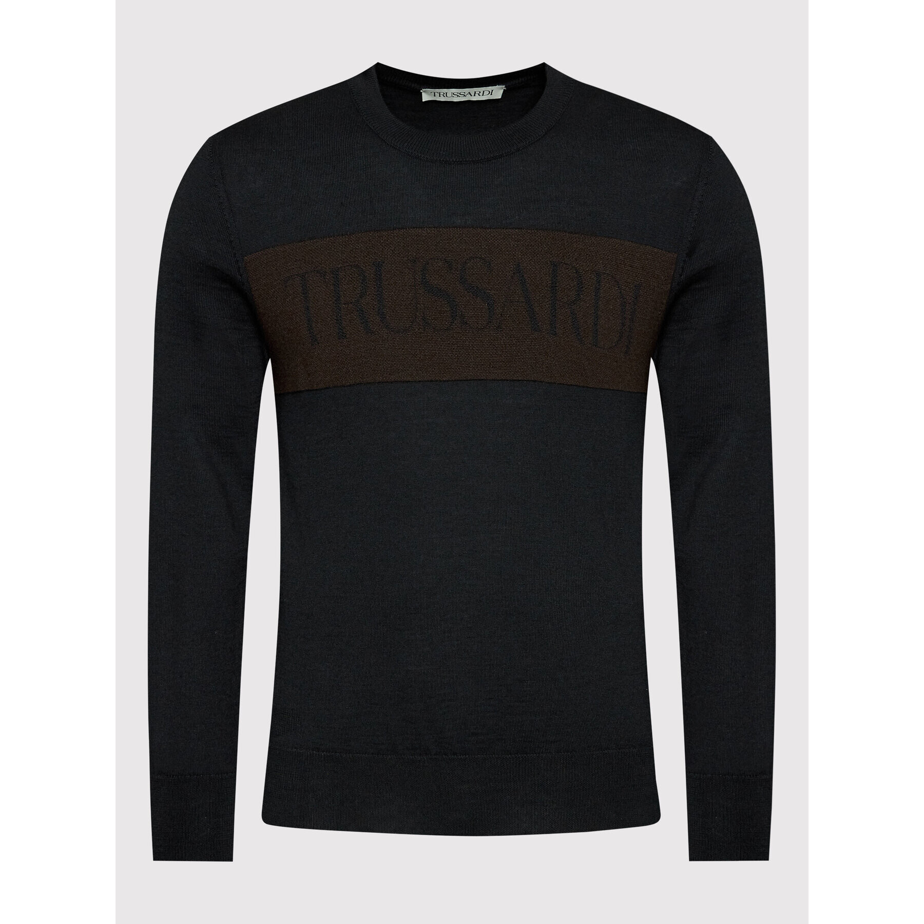 Trussardi Пуловер Wool Blend 52M00645 Черен Regular Fit - Pepit.bg