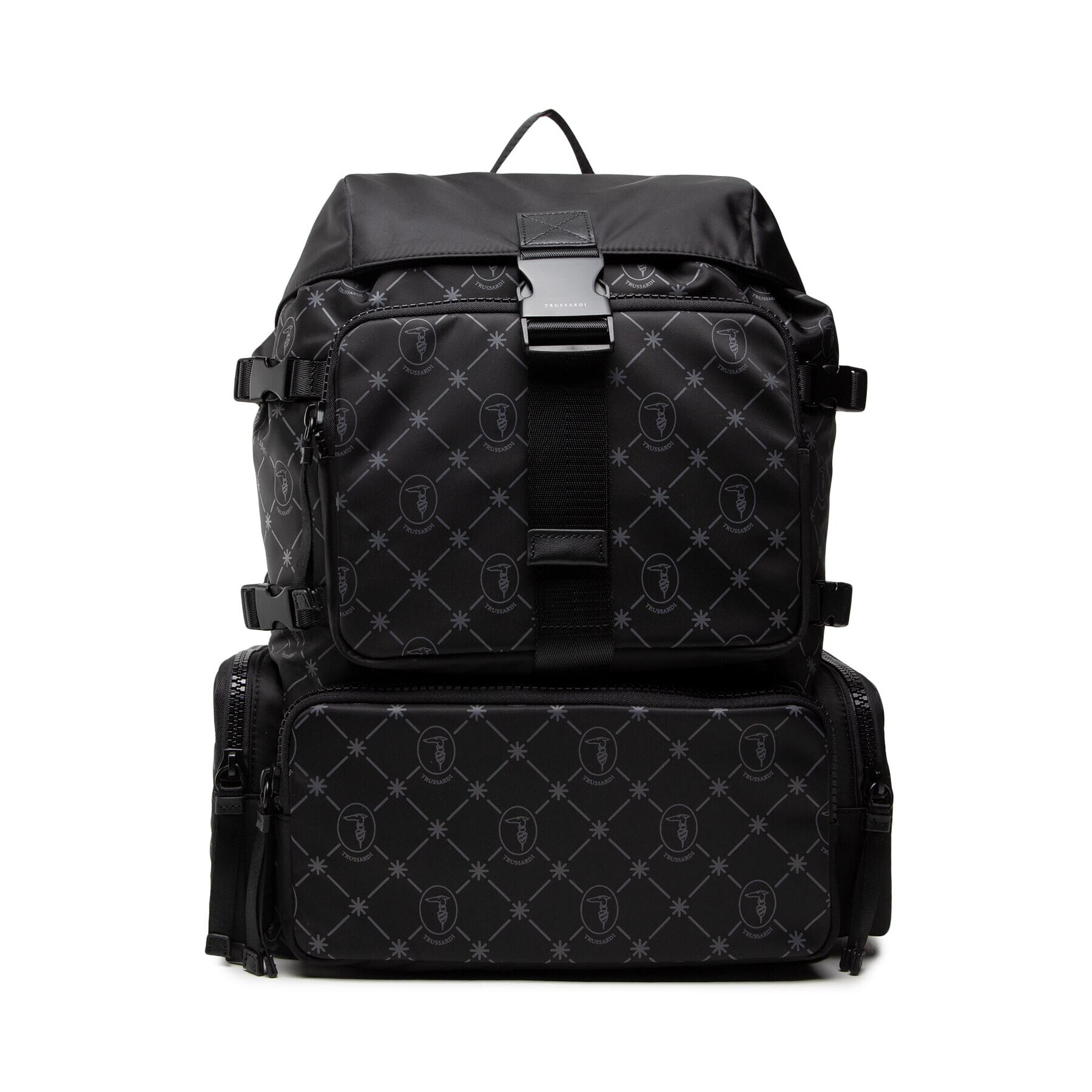 Trussardi Раница Backpack Nylon 71B00318 Черен - Pepit.bg