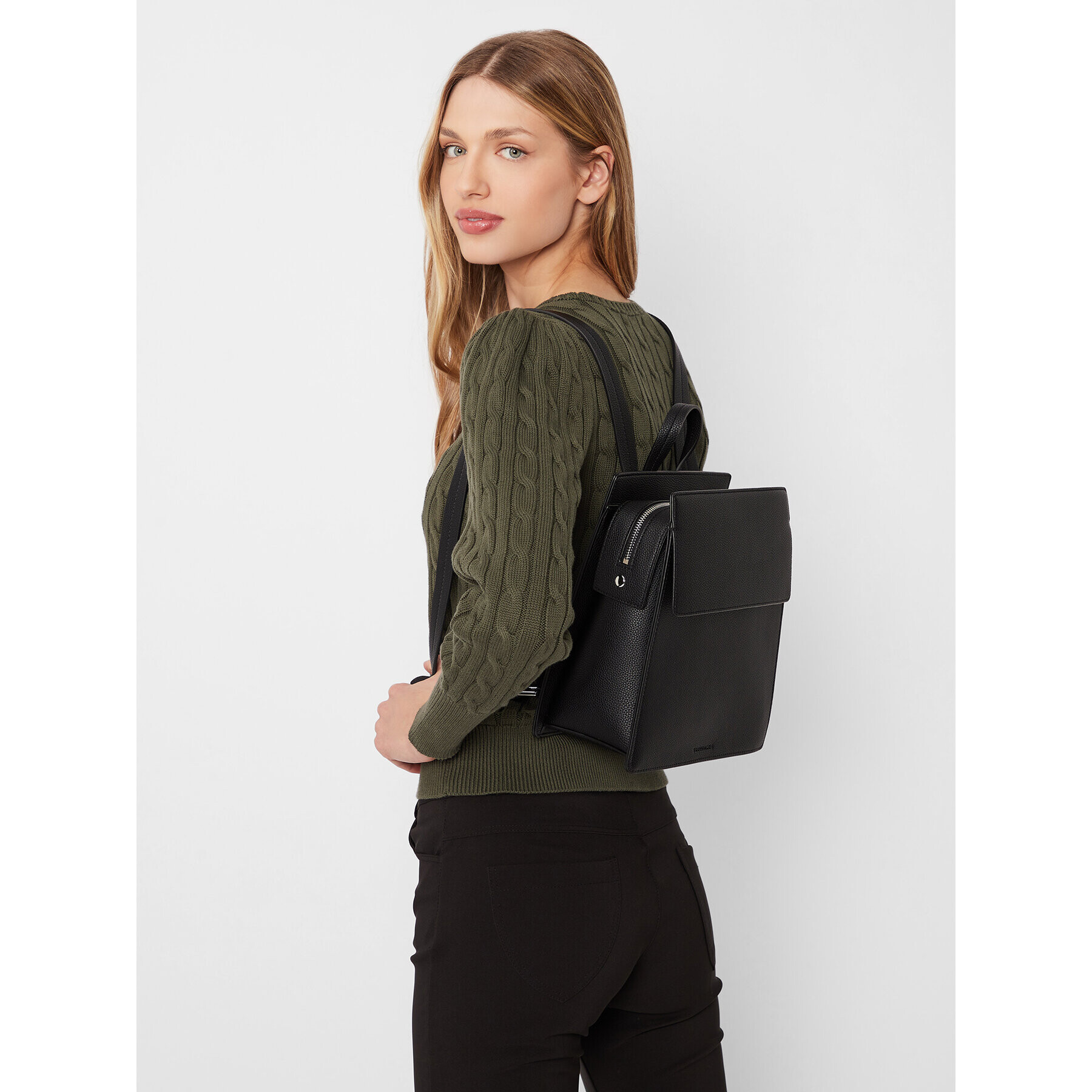 Trussardi Раница Nadir Backpack Full 75B01366 Черен - Pepit.bg