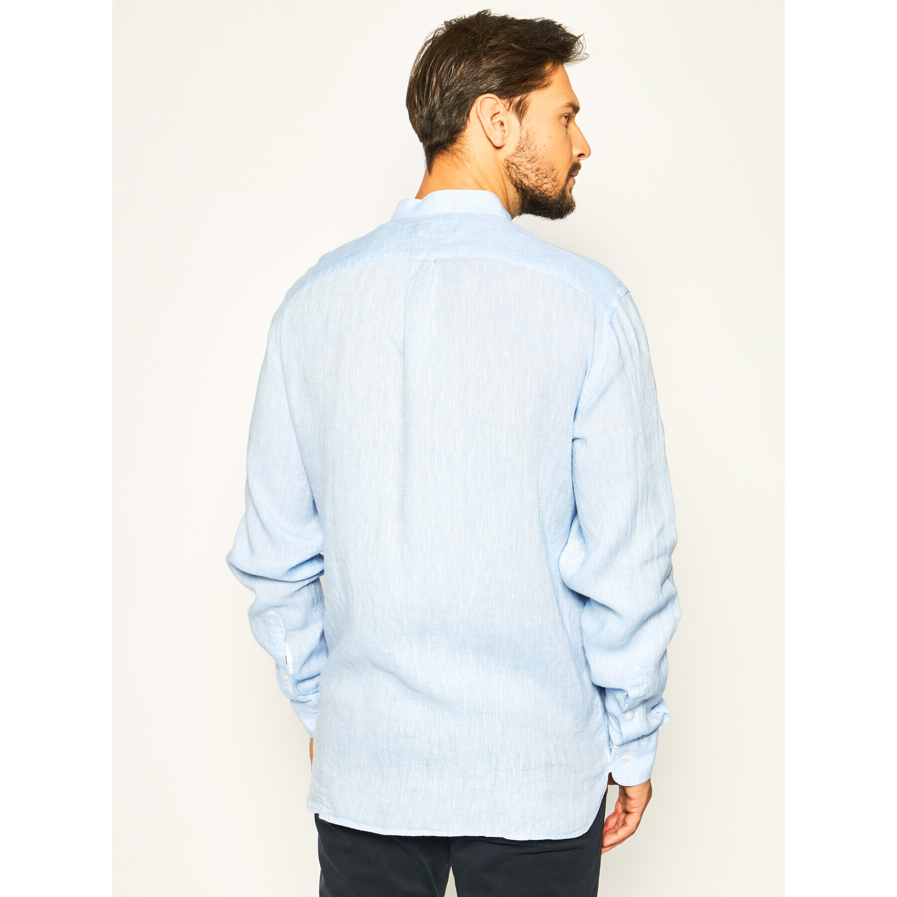 Trussardi Риза 52C00154 Син Close Fit - Pepit.bg