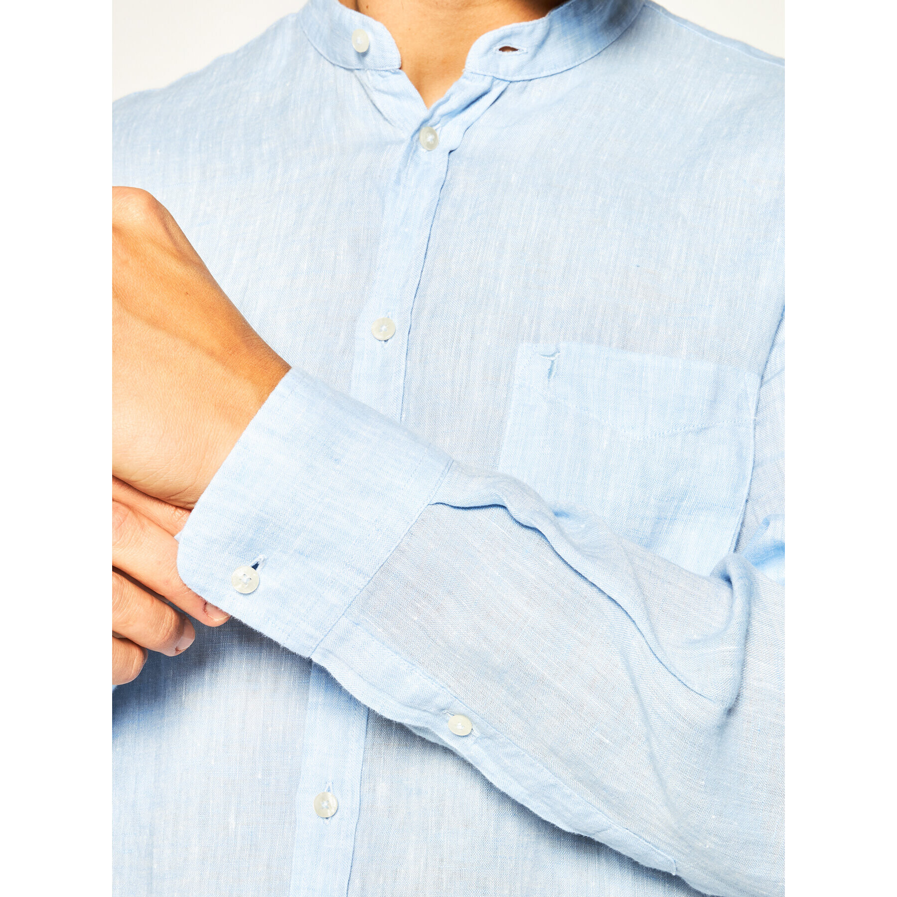 Trussardi Риза 52C00154 Син Close Fit - Pepit.bg