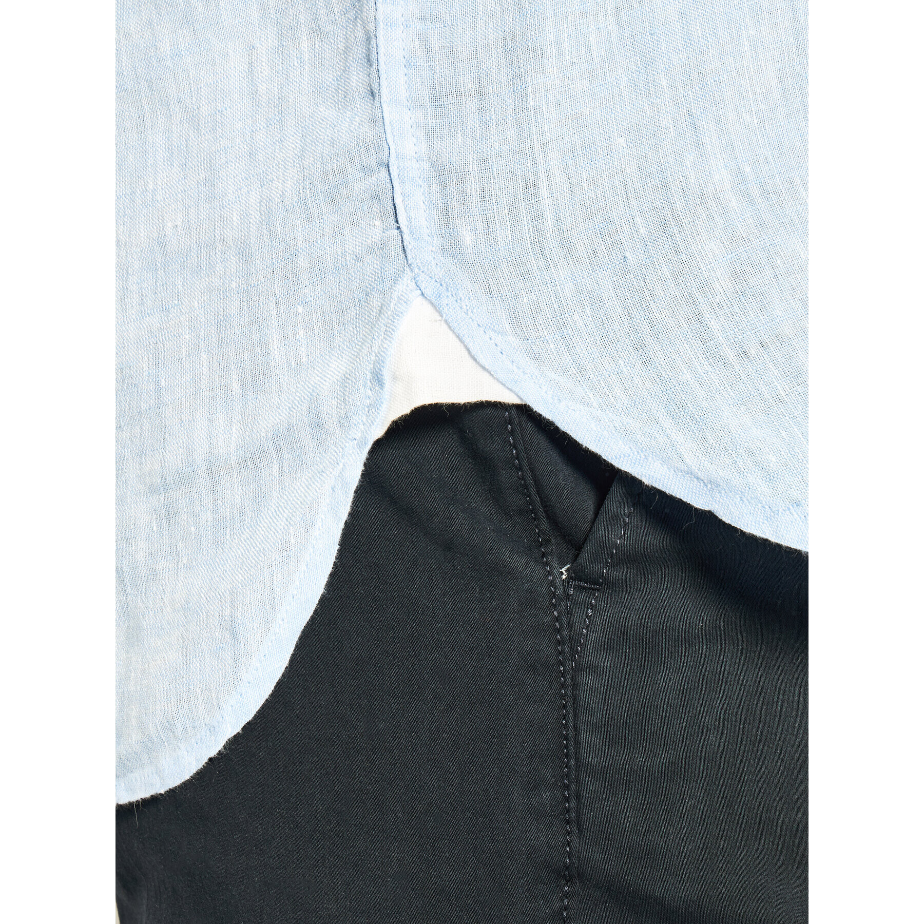 Trussardi Риза 52C00154 Син Close Fit - Pepit.bg
