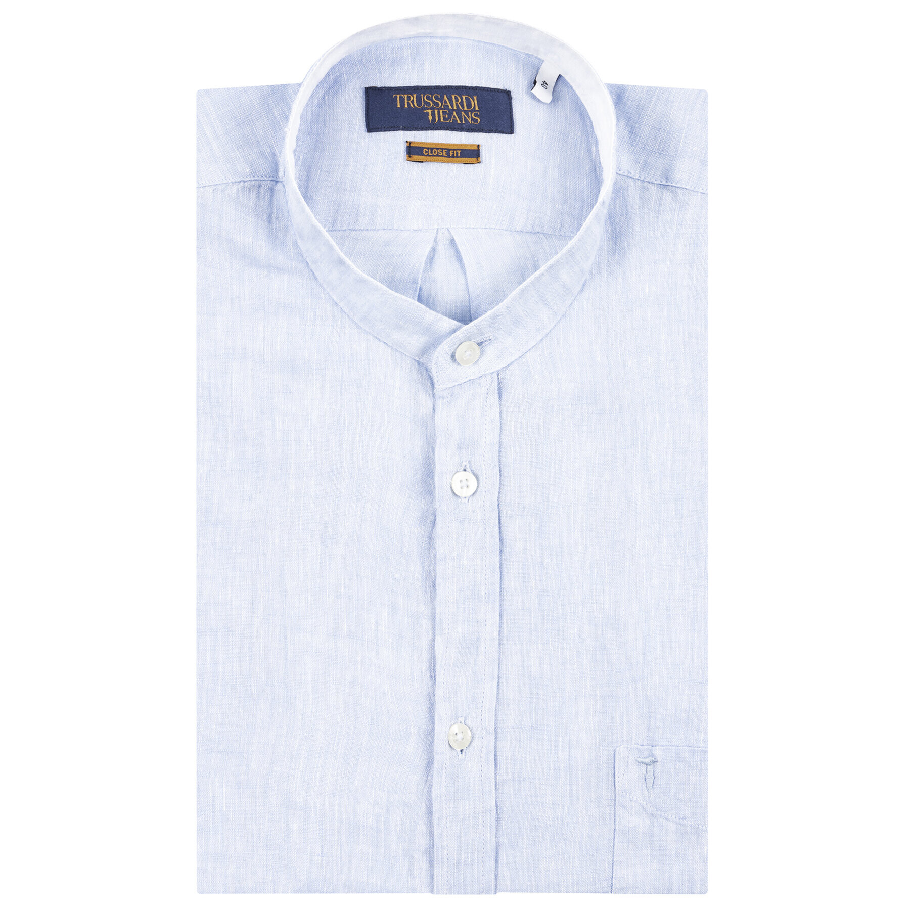 Trussardi Риза 52C00154 Син Close Fit - Pepit.bg