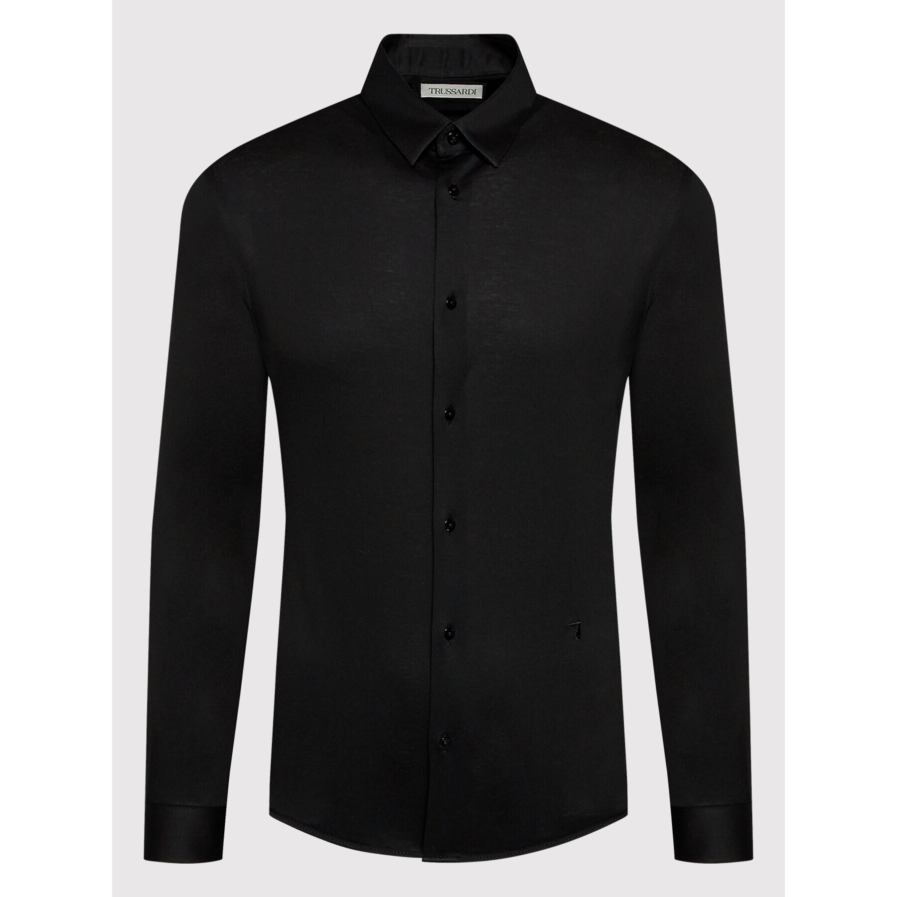 Trussardi Риза Mercerized 52C00281 Черен Slim Fit - Pepit.bg