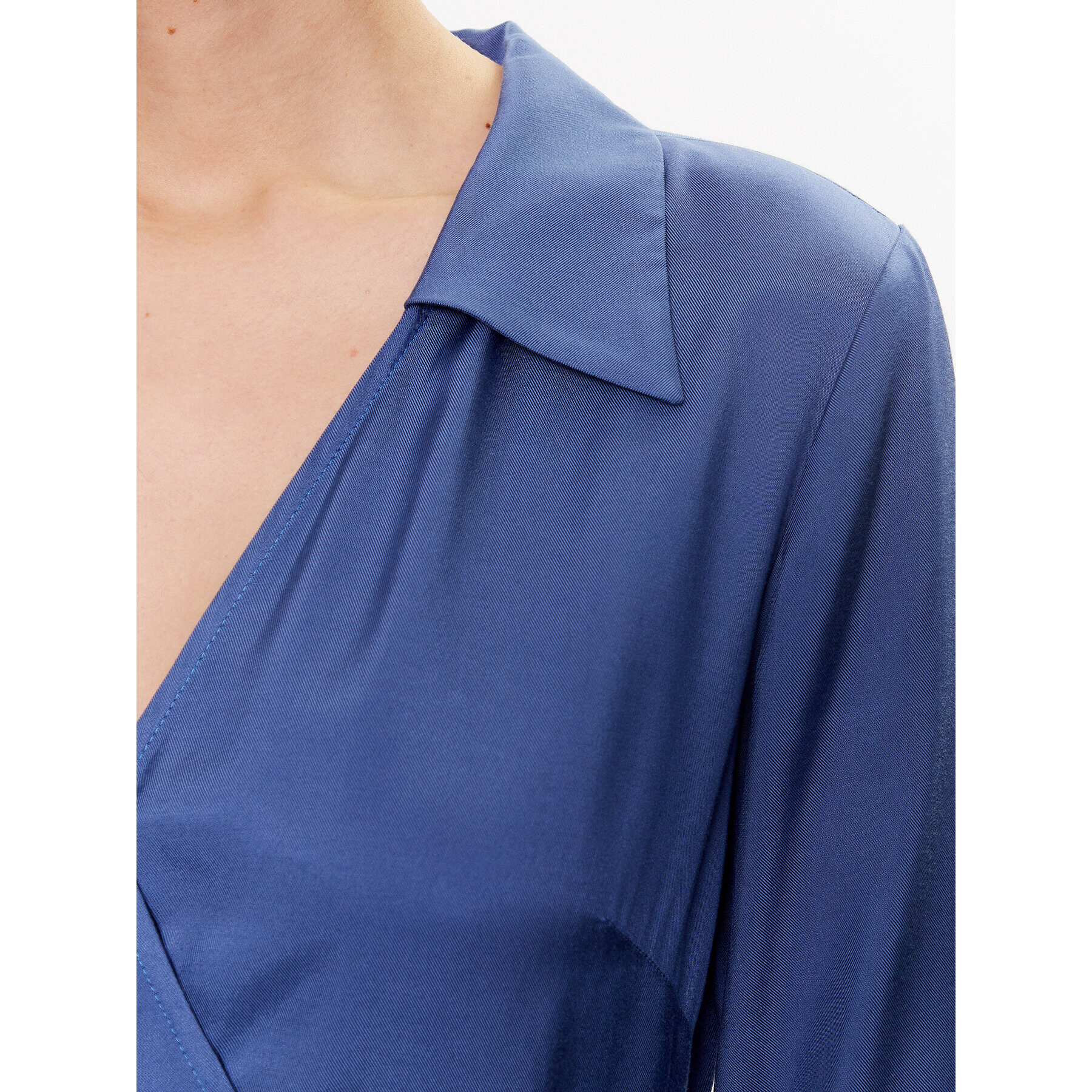 Trussardi Рокля тип риза 56D00720 Тъмносин Regular Fit - Pepit.bg