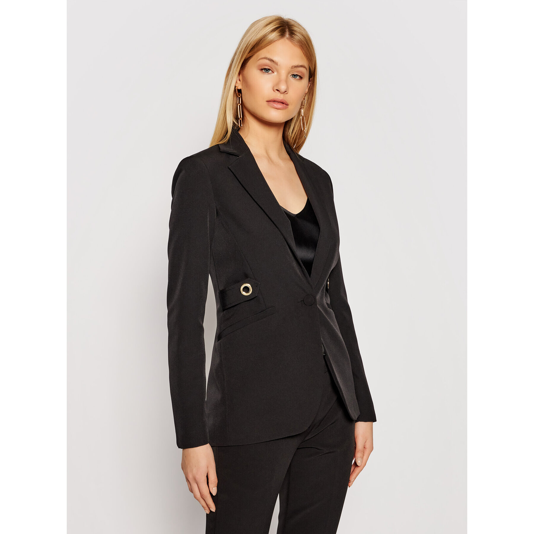 Trussardi Сако Technical 56H00115 Черен Slim Fit - Pepit.bg