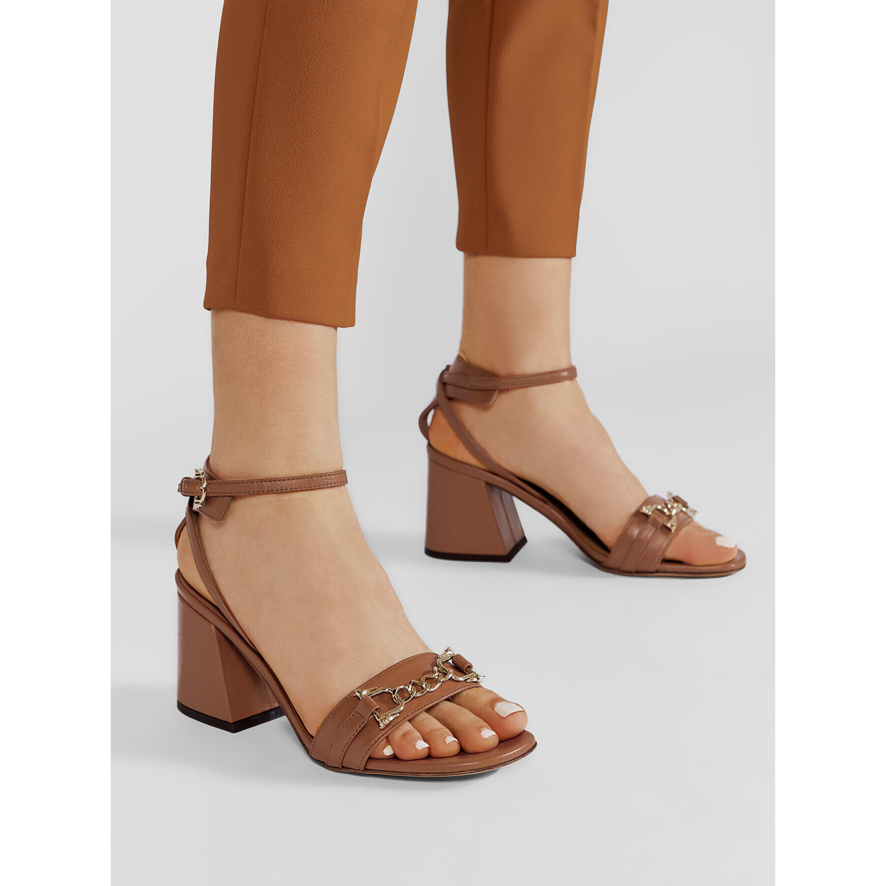Trussardi Сандали 79A00765 Кафяв - Pepit.bg