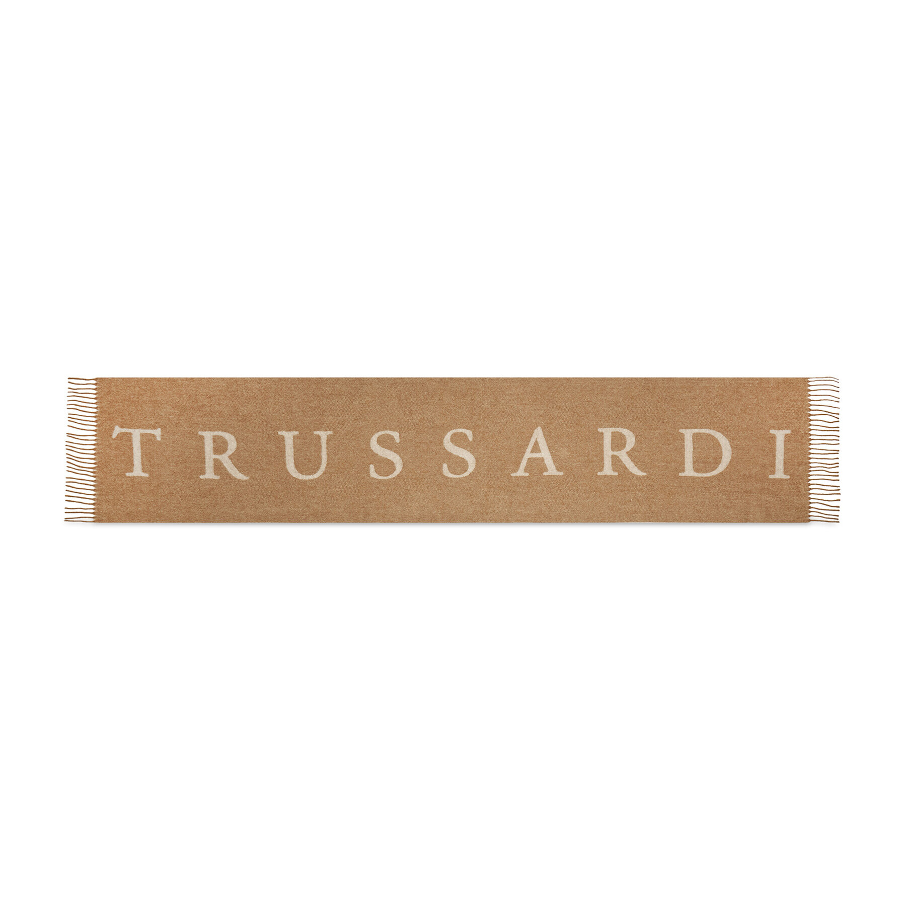 Trussardi Шал Lettering 57Z00274 Кафяв - Pepit.bg
