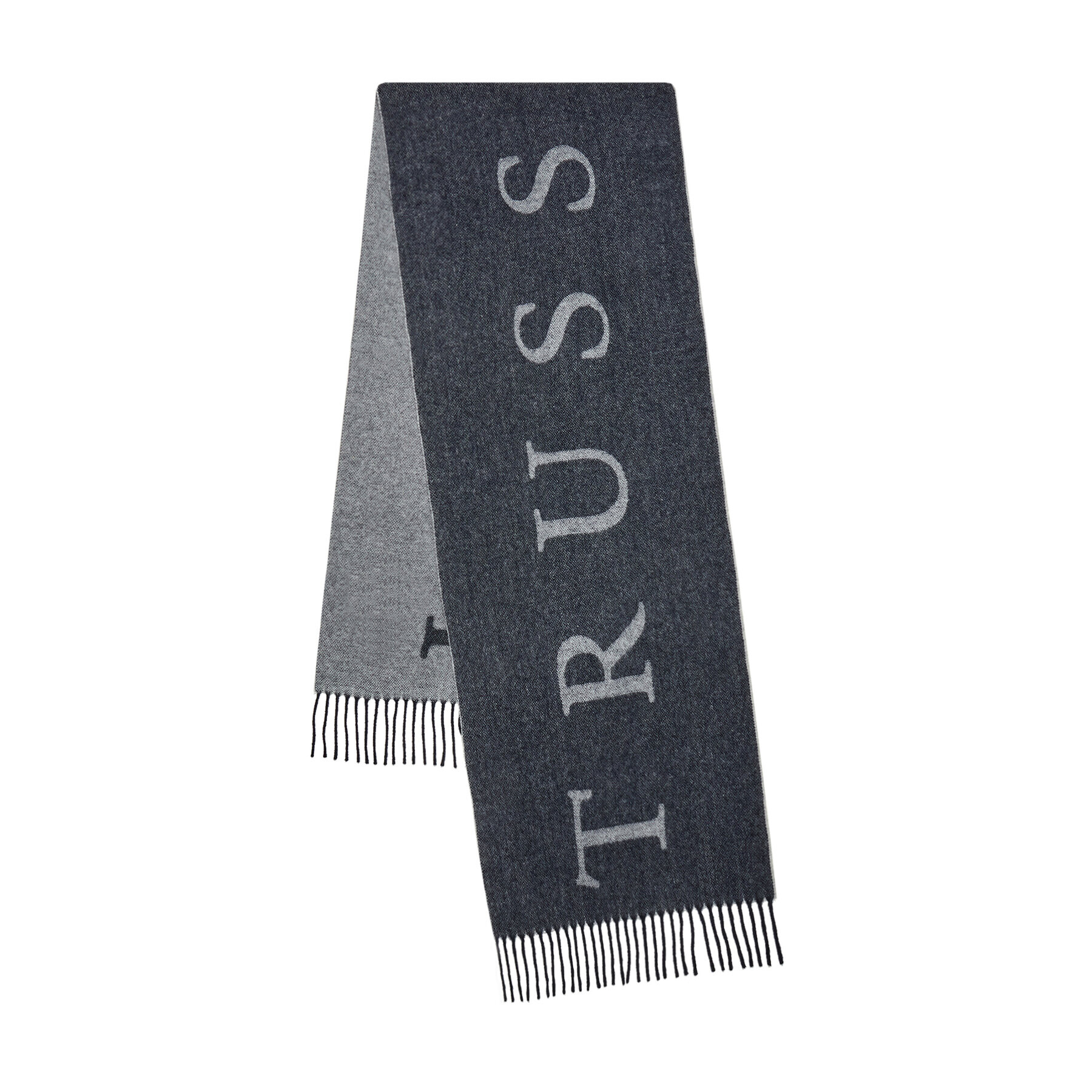 Trussardi Шал Lettering 57Z00274 Сив - Pepit.bg