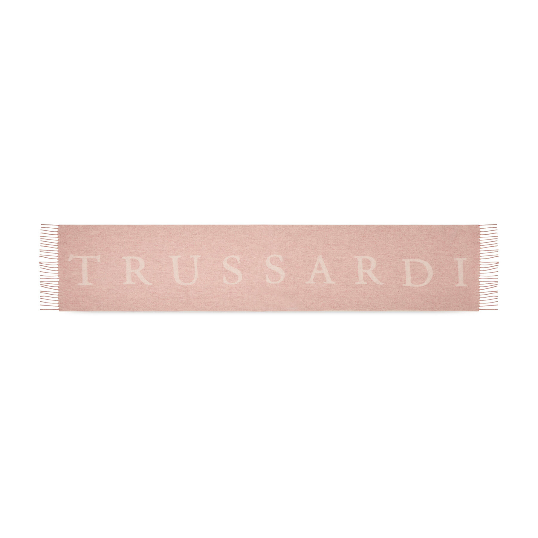 Trussardi Шал Lettering 59Z00344 Розов - Pepit.bg