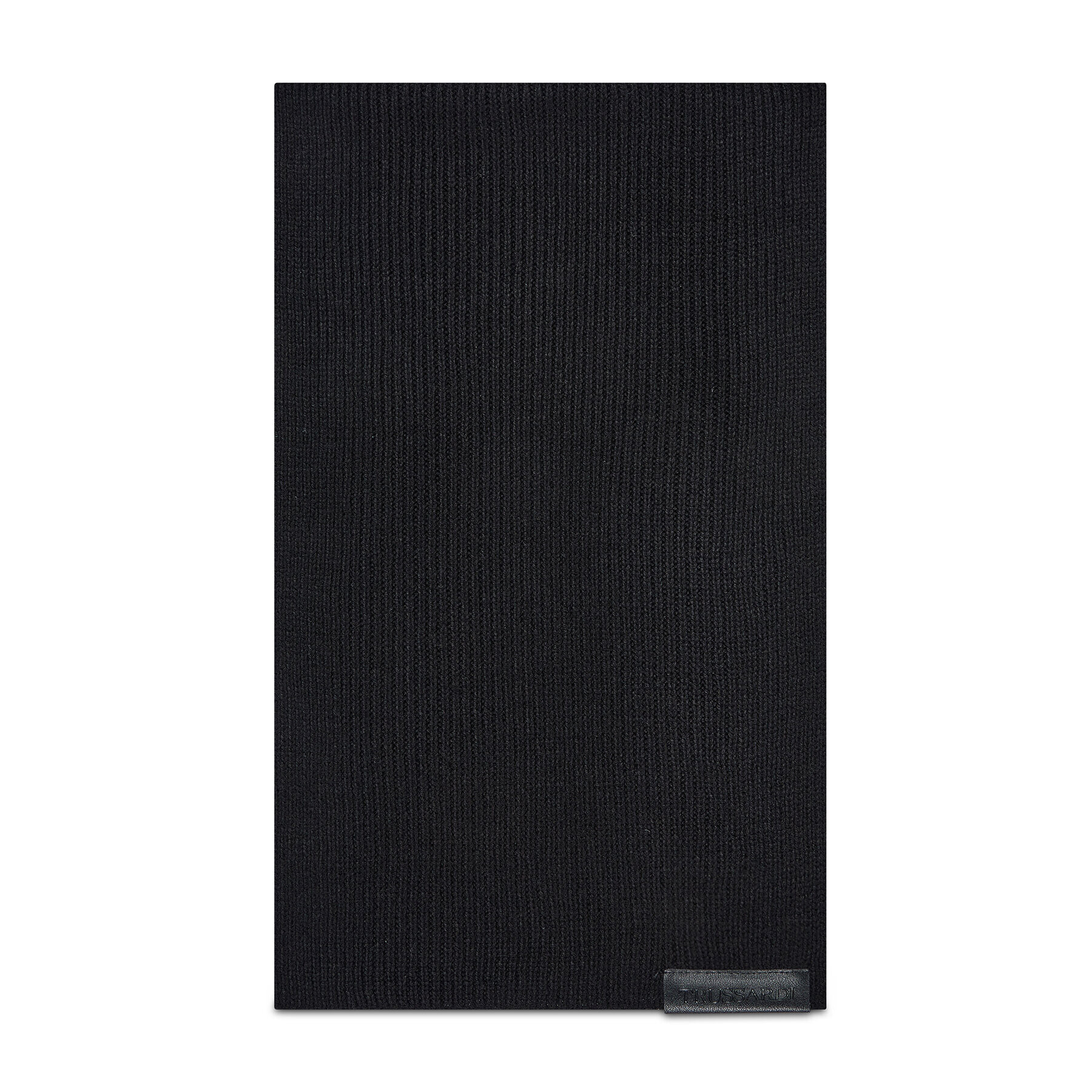 Trussardi Шал Scarf Logo 57Z00185 Черен - Pepit.bg