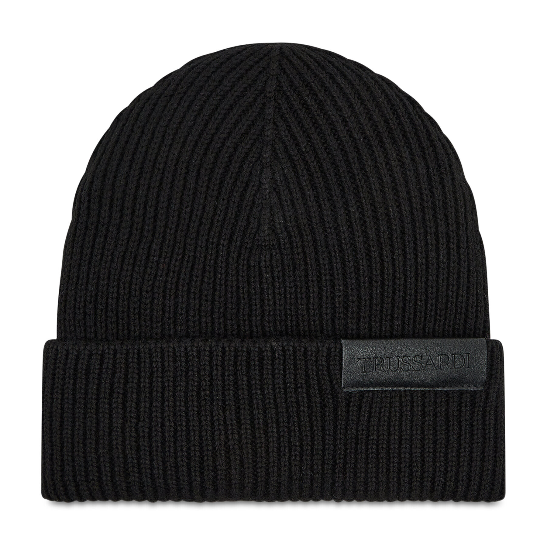 Trussardi Шапка Beanie Logo 57Z00184 Черен - Pepit.bg