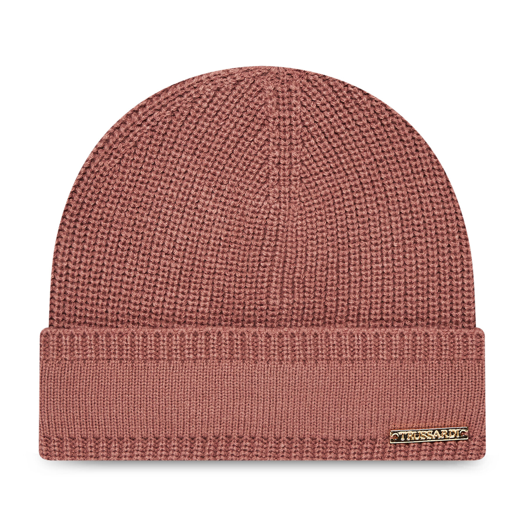 Trussardi Шапка Beanie Metal Logo 59Z00220 Розов - Pepit.bg