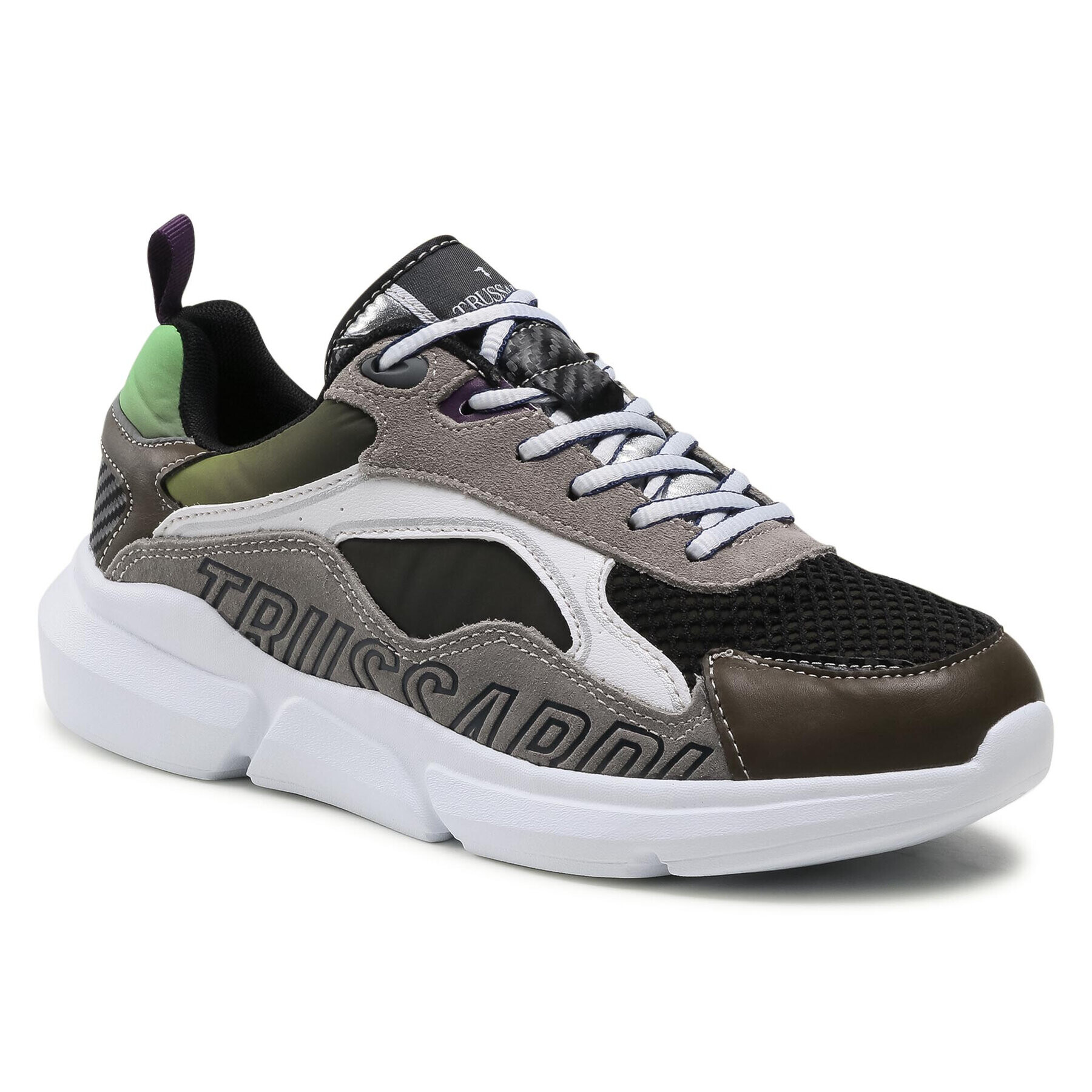 Trussardi Сникърси 77A00334E Зелен - Pepit.bg