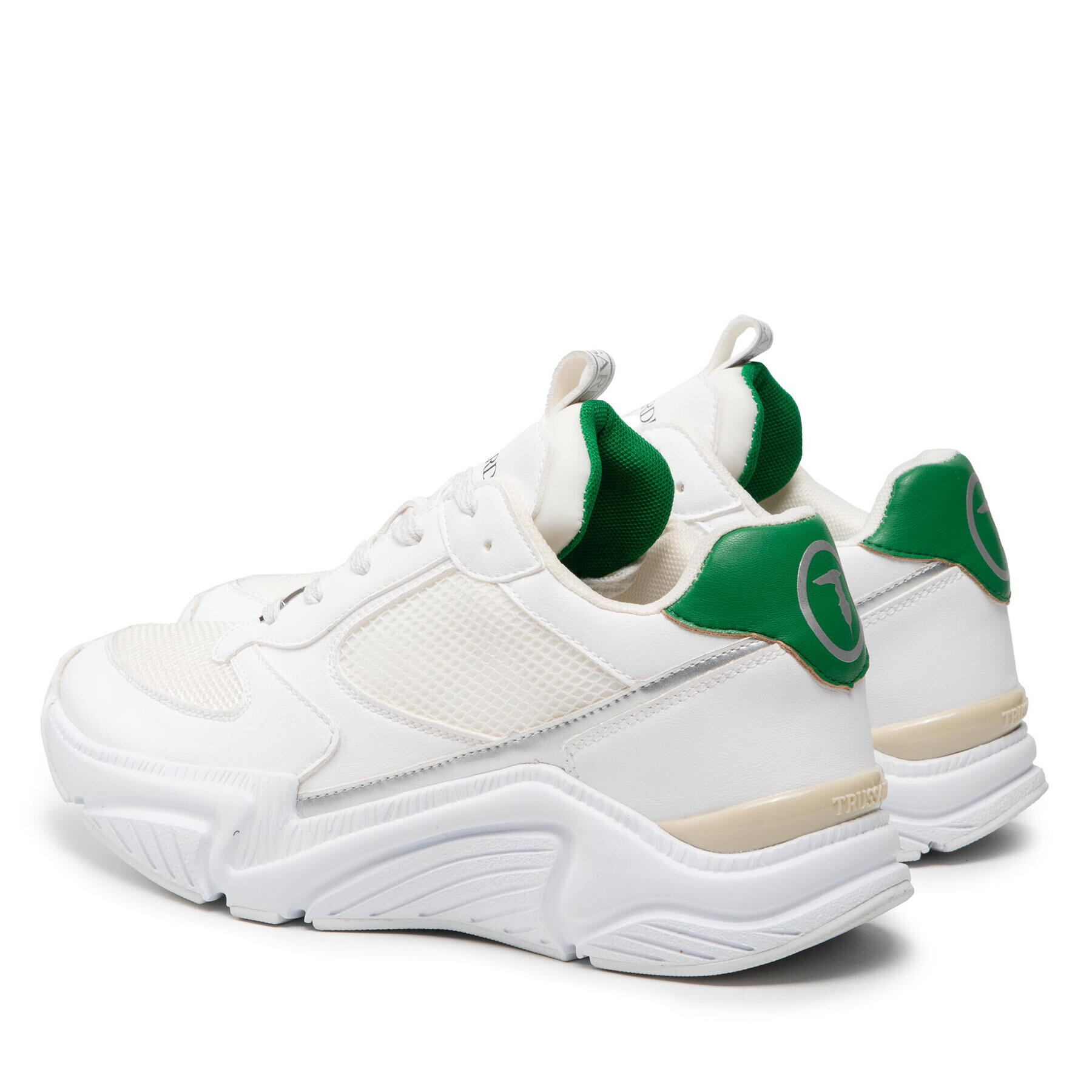 Trussardi Сникърси 77A00408 Бял - Pepit.bg