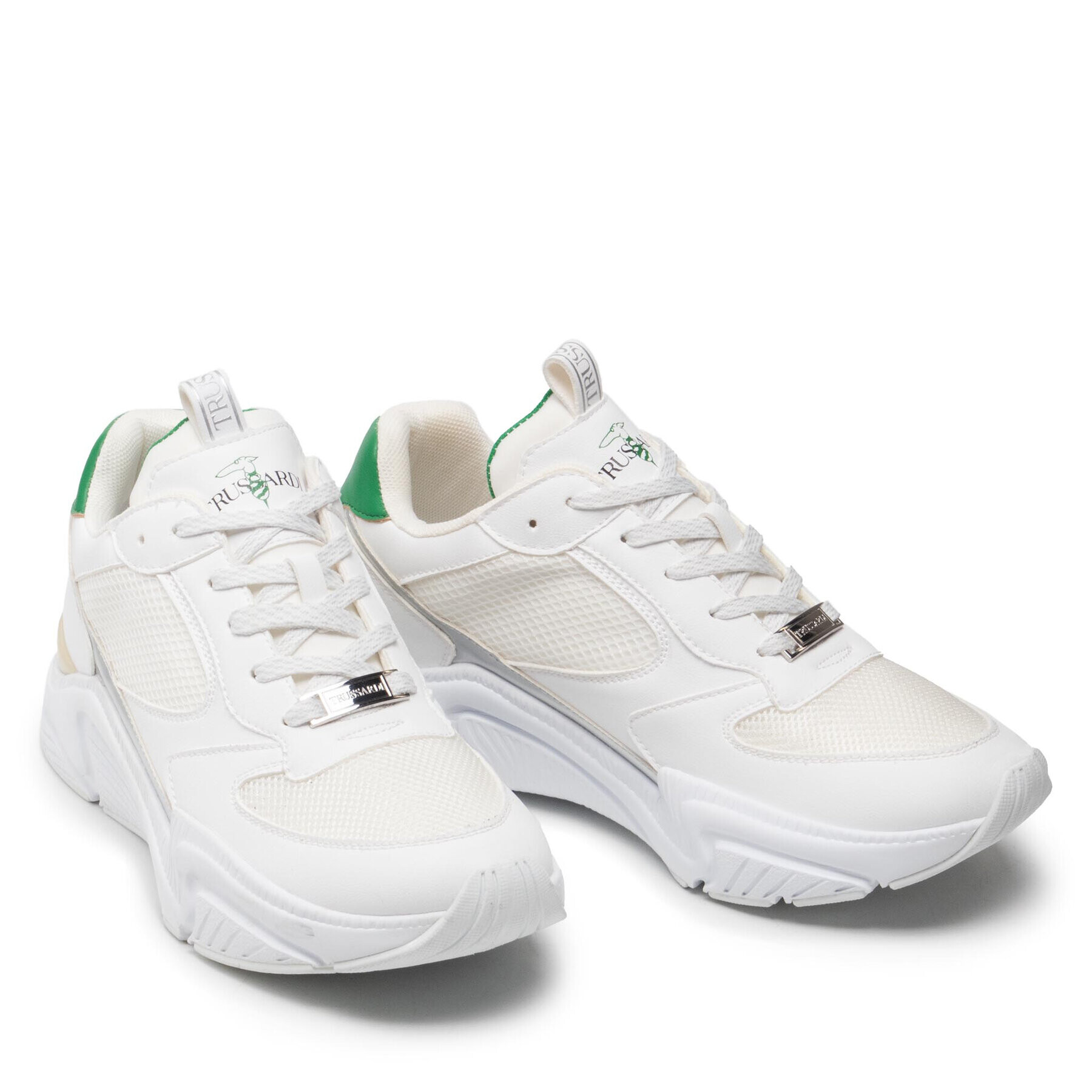 Trussardi Сникърси 77A00408 Бял - Pepit.bg