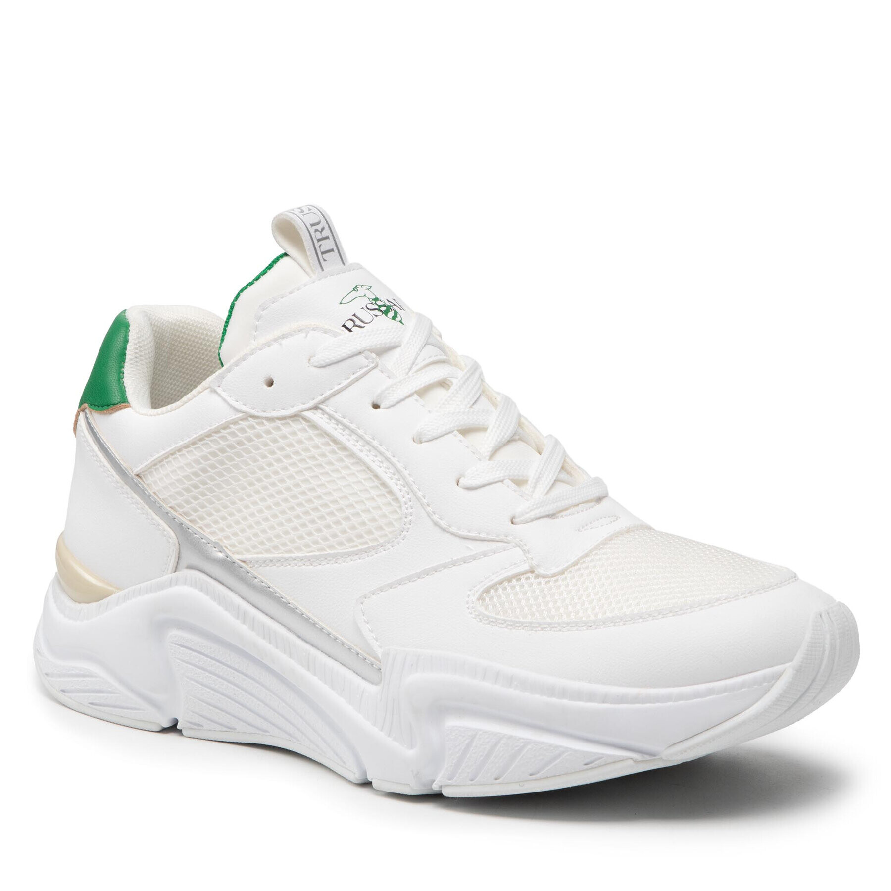 Trussardi Сникърси 77A00408 Бял - Pepit.bg