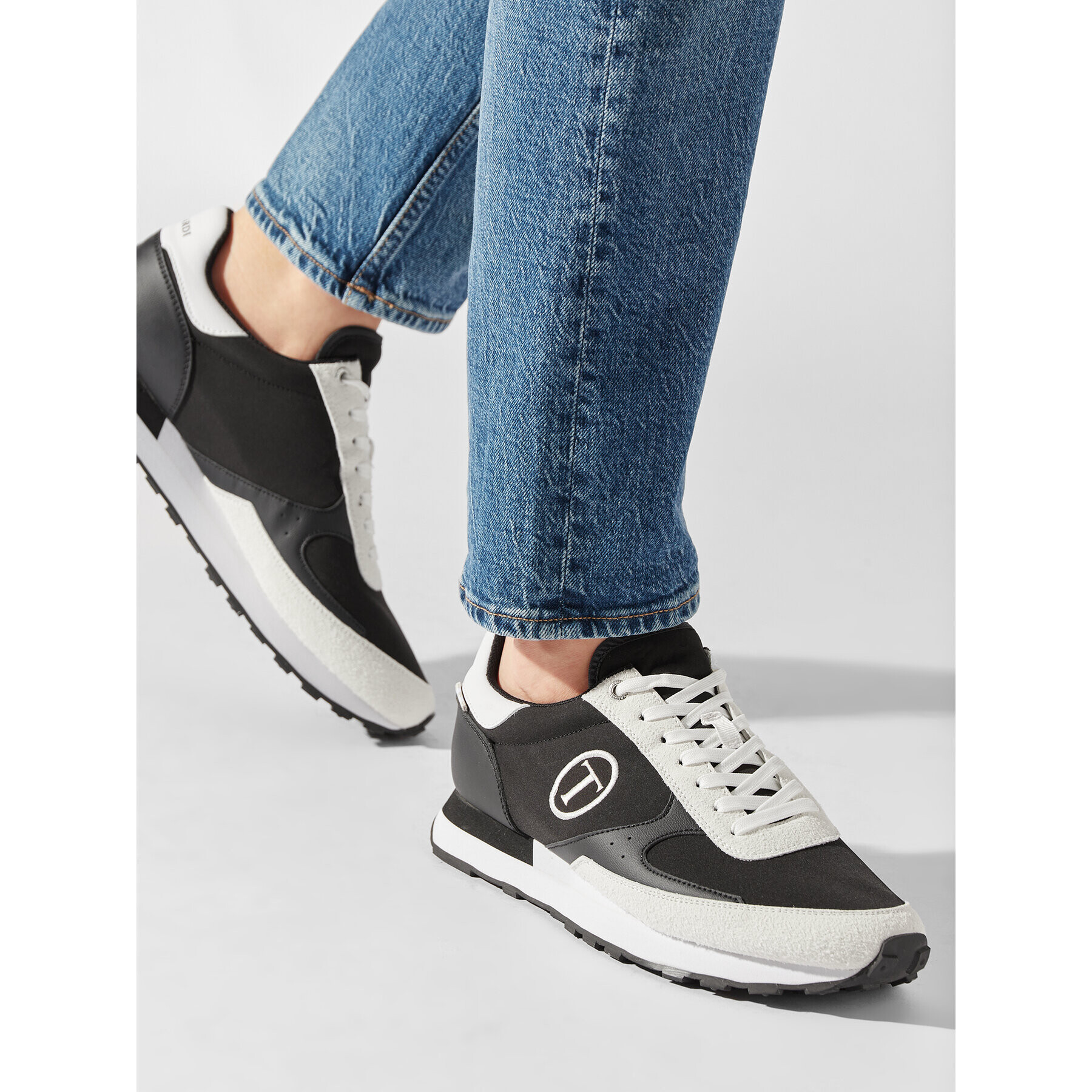 Trussardi Сникърси 77A00512 Черен - Pepit.bg