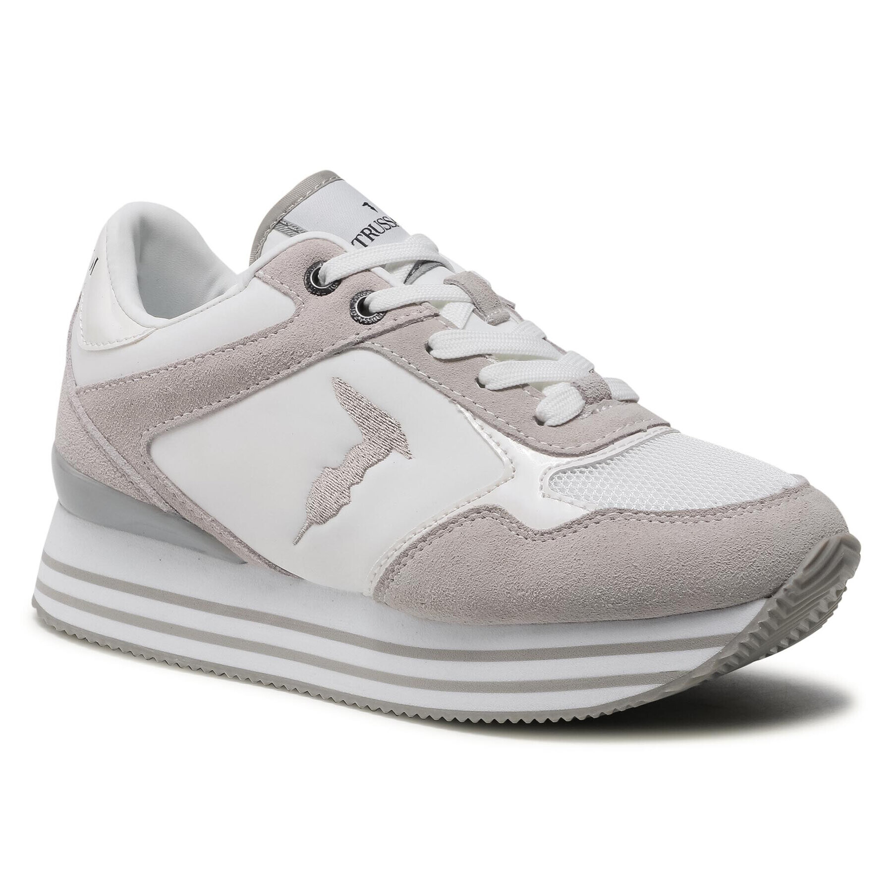Trussardi Сникърси 79A00646 Бял - Pepit.bg
