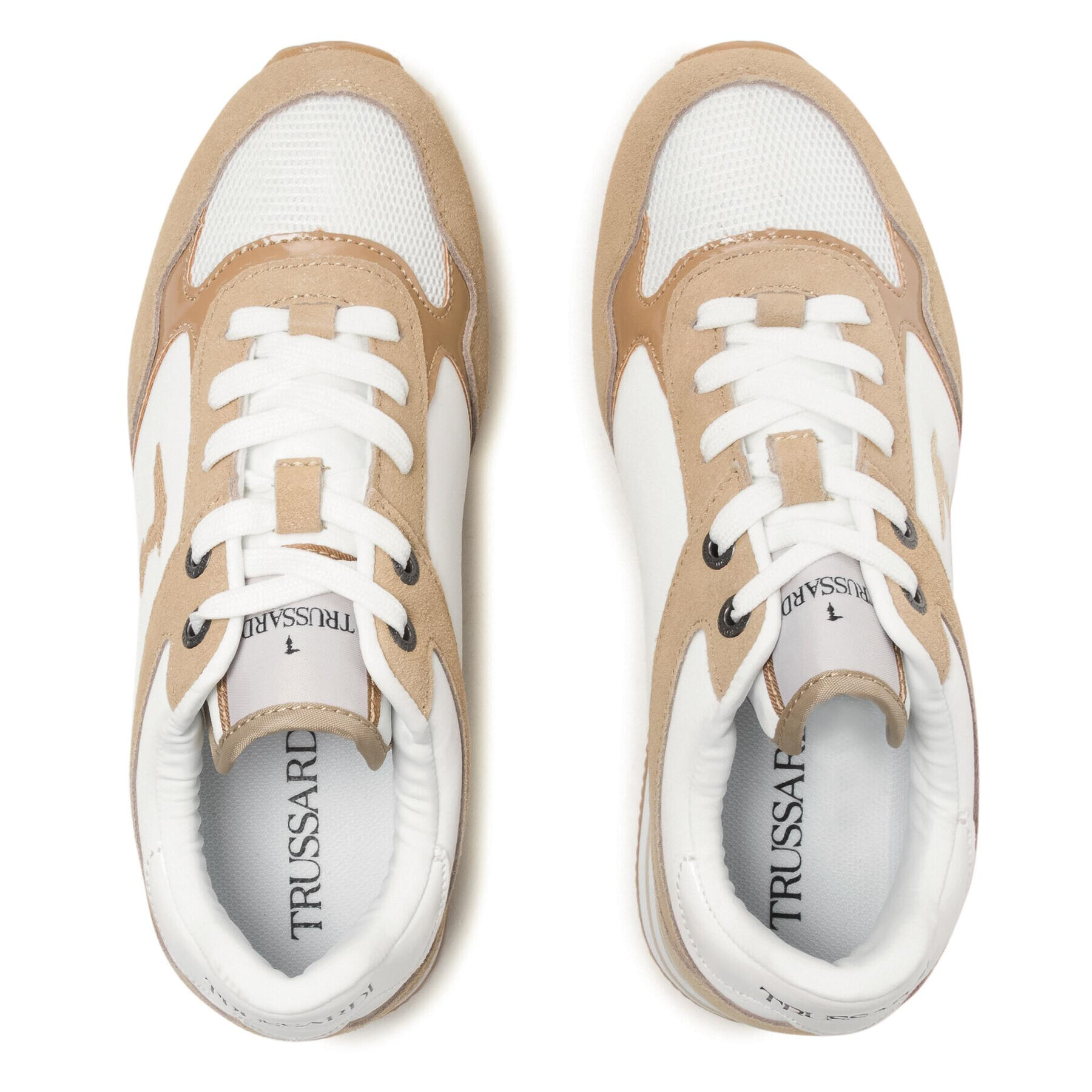 Trussardi Сникърси 79A00646 Бял - Pepit.bg