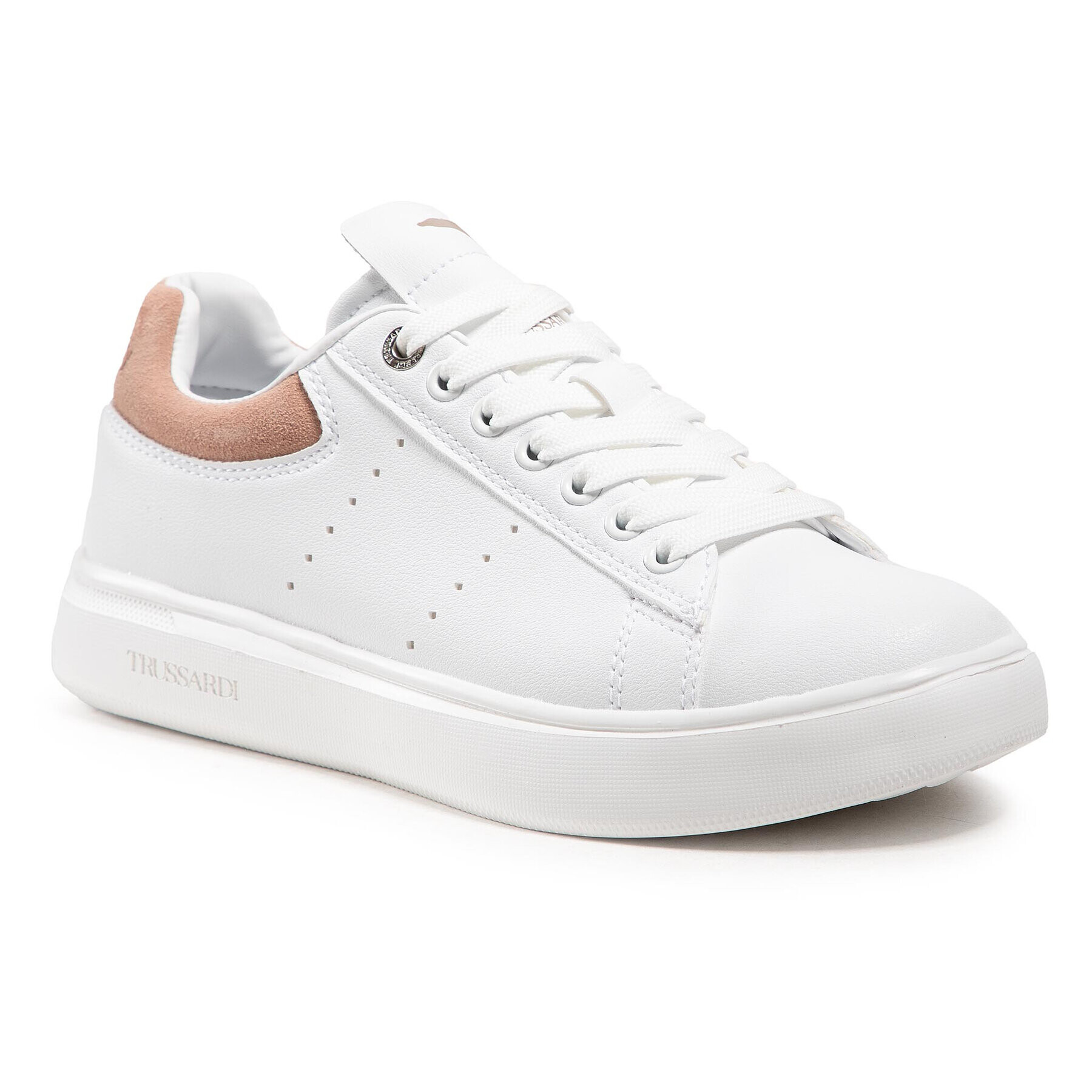 Trussardi Сникърси 79A00649 Бял - Pepit.bg