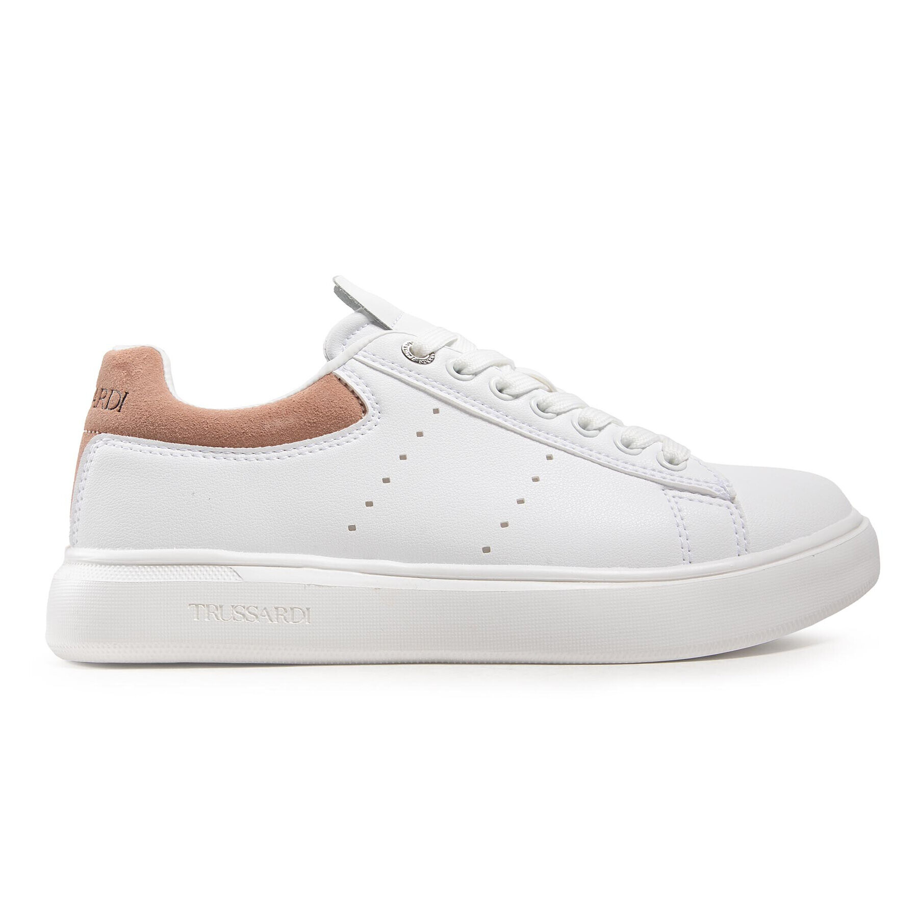 Trussardi Сникърси 79A00649 Бял - Pepit.bg