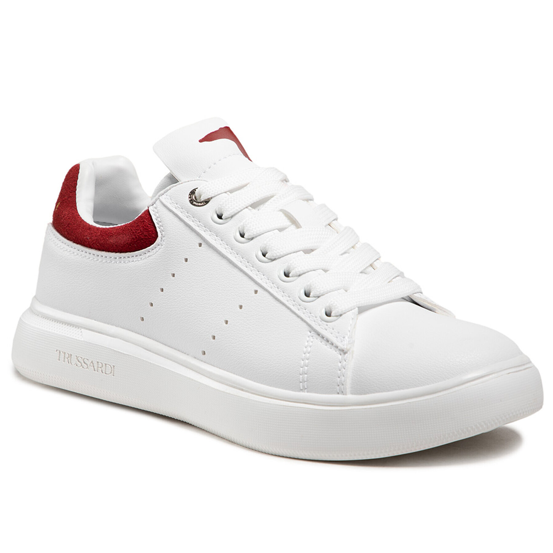 Trussardi Сникърси 79A00649 Бял - Pepit.bg