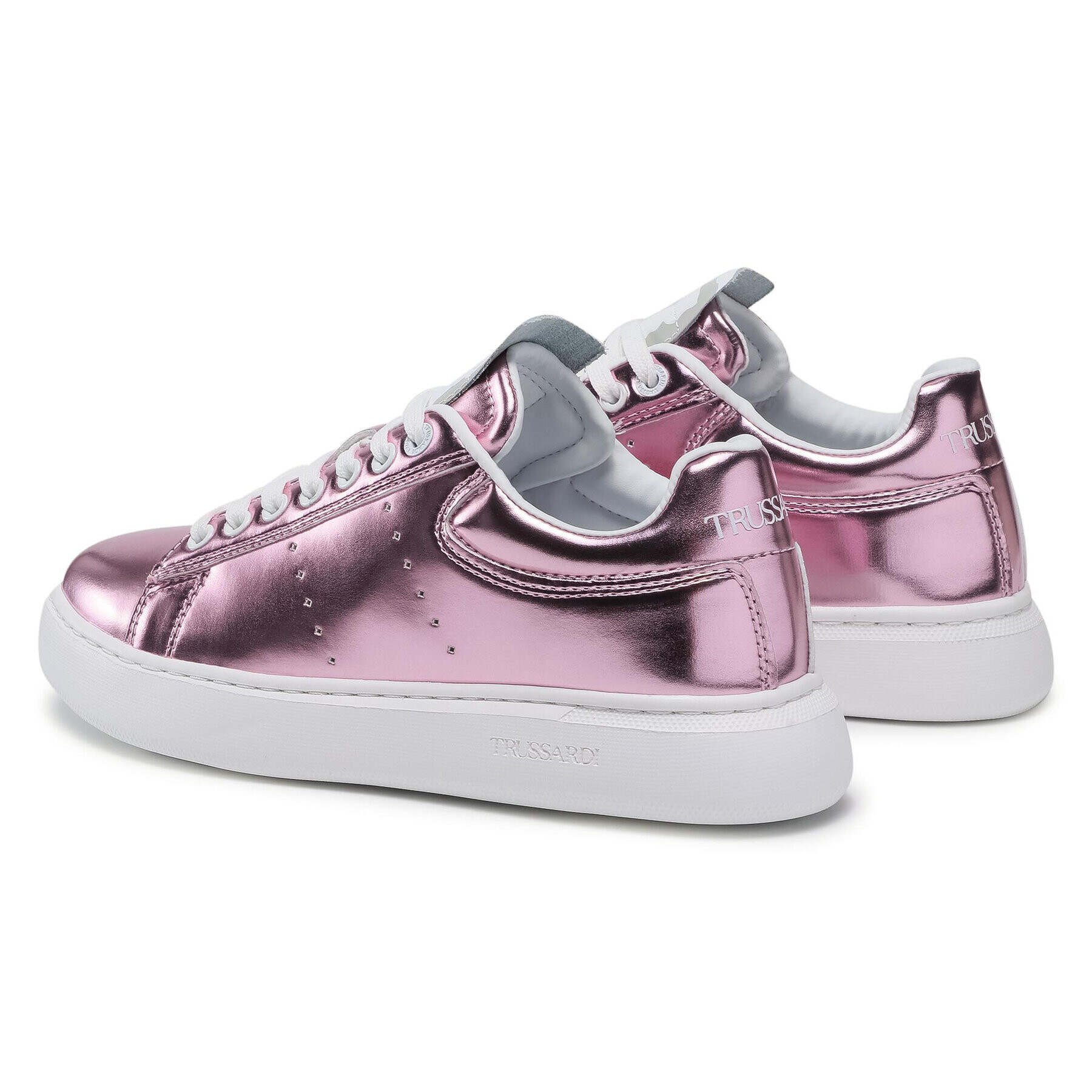 Trussardi Сникърси 79A00649 Розов - Pepit.bg