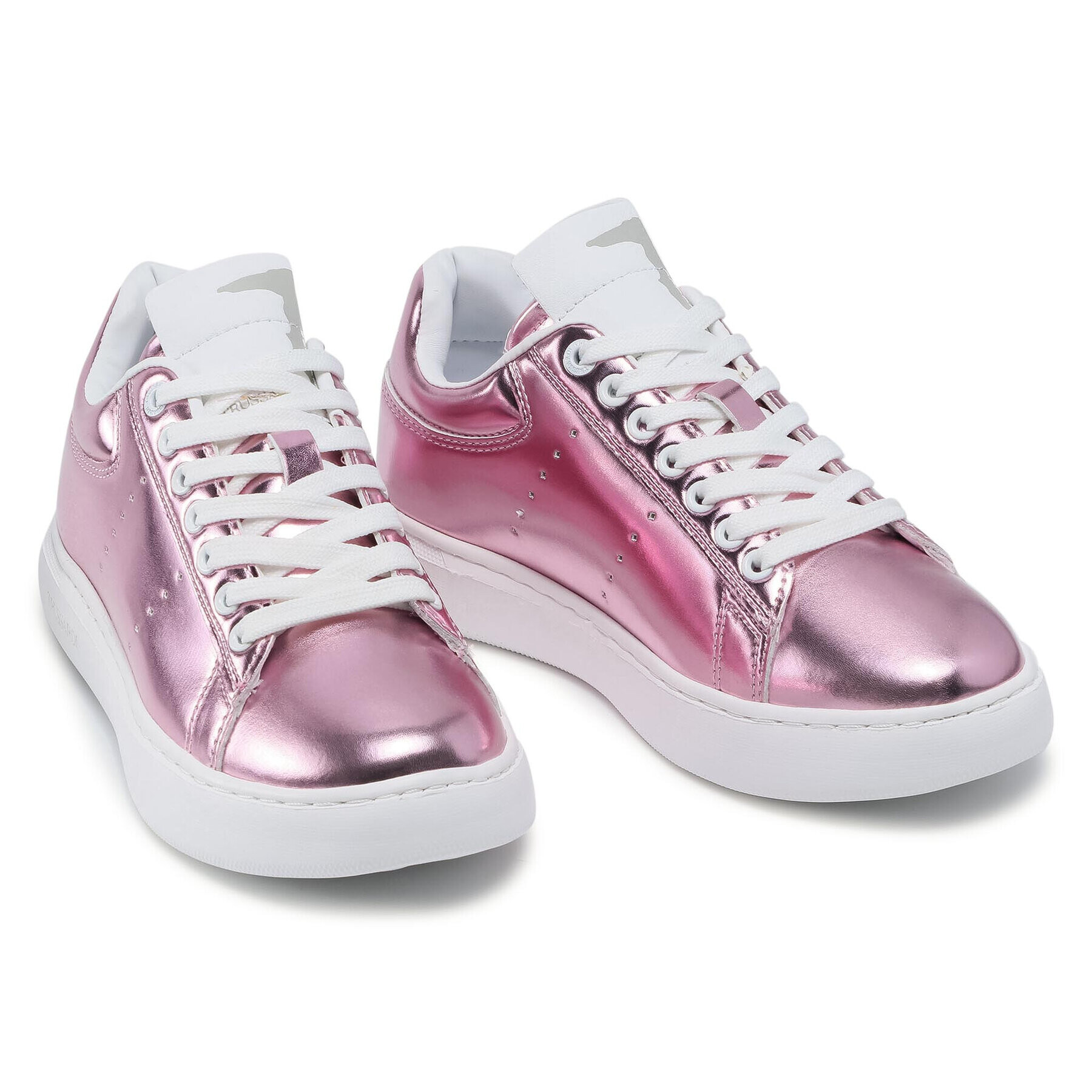 Trussardi Сникърси 79A00649 Розов - Pepit.bg