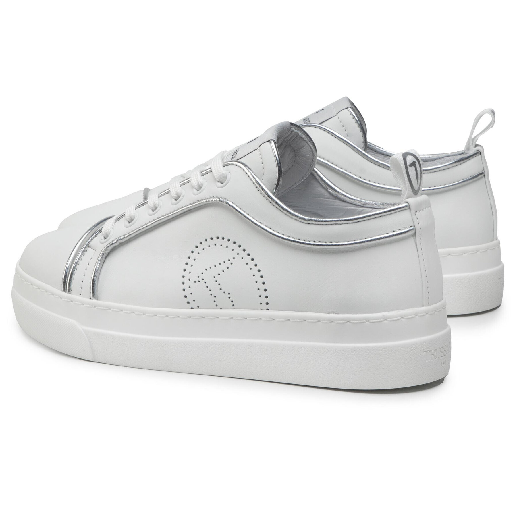 Trussardi Сникърси 79A00670 Бял - Pepit.bg