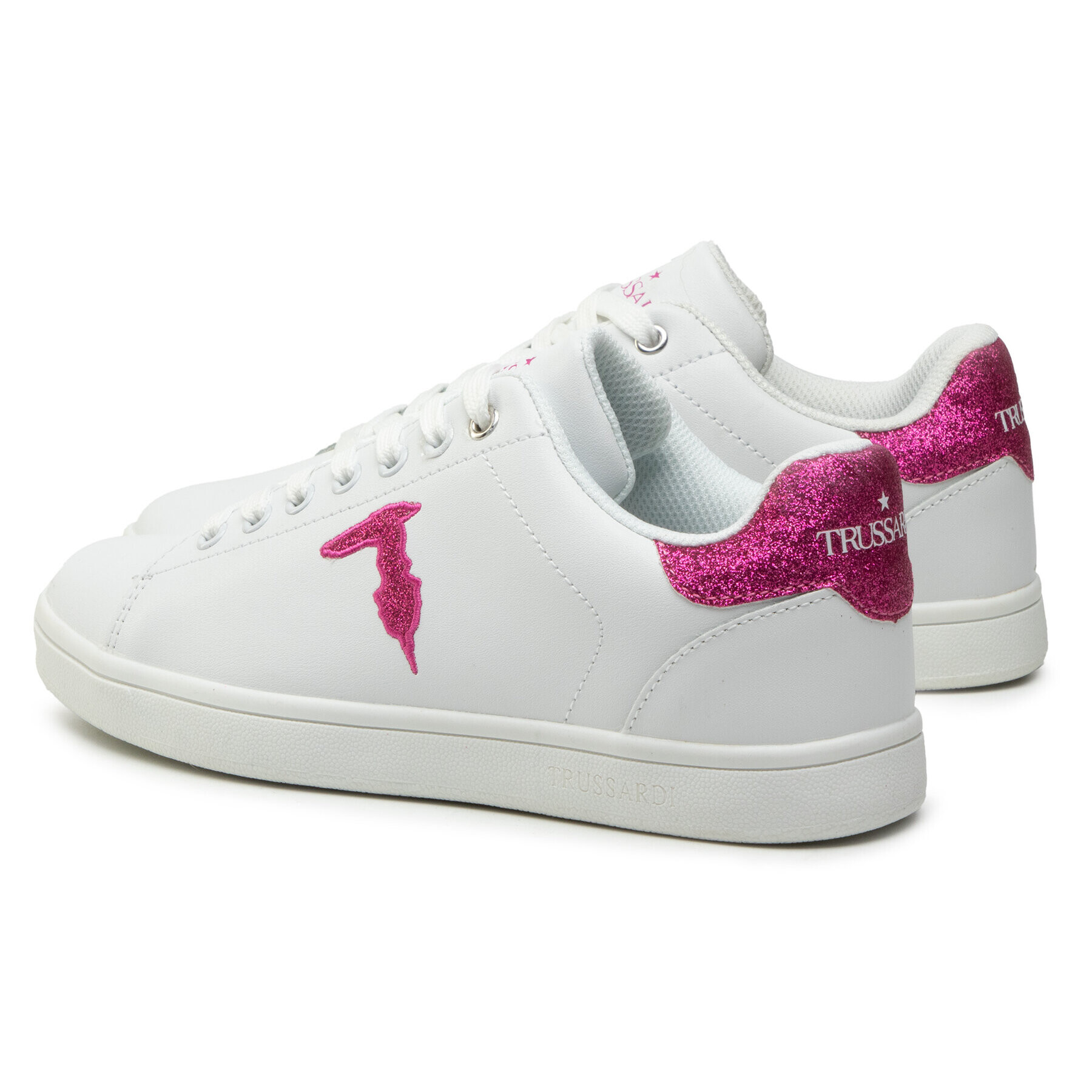 Trussardi Сникърси 79A00676 Бял - Pepit.bg