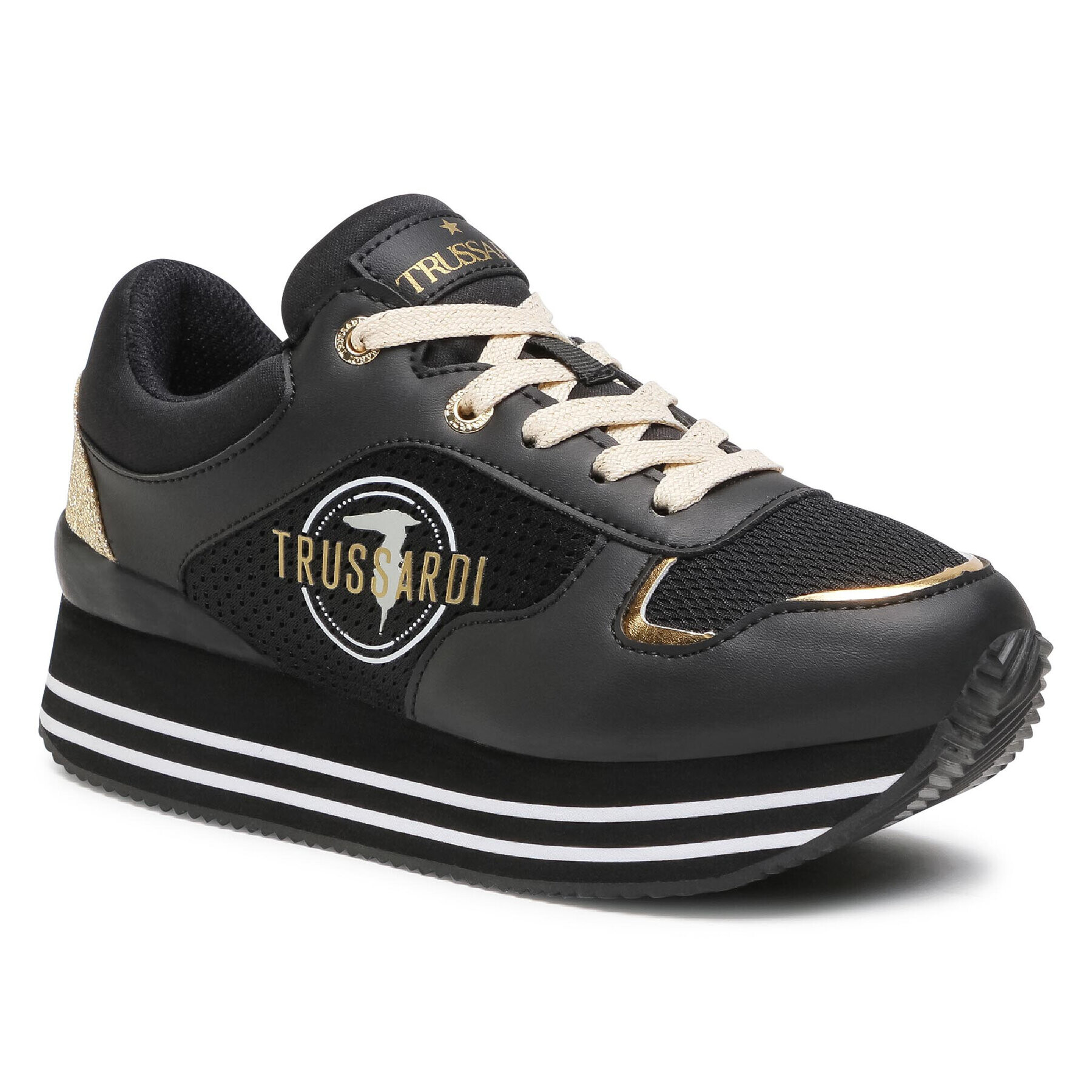 Trussardi Сникърси 79A00677 Черен - Pepit.bg